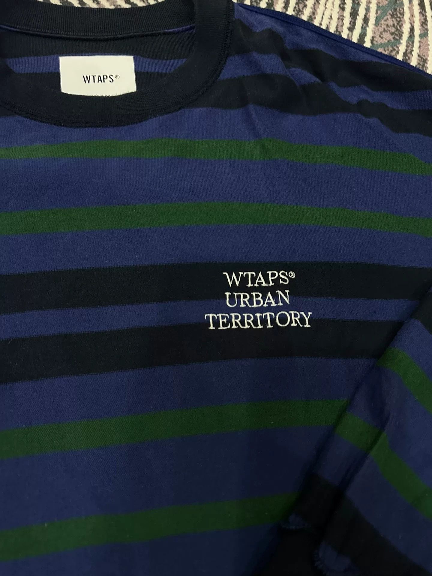 Wtaps Wtaps Striped Long Sleeve Tee Size US M / EU 48-50 / 2 - 2 Thumbnail