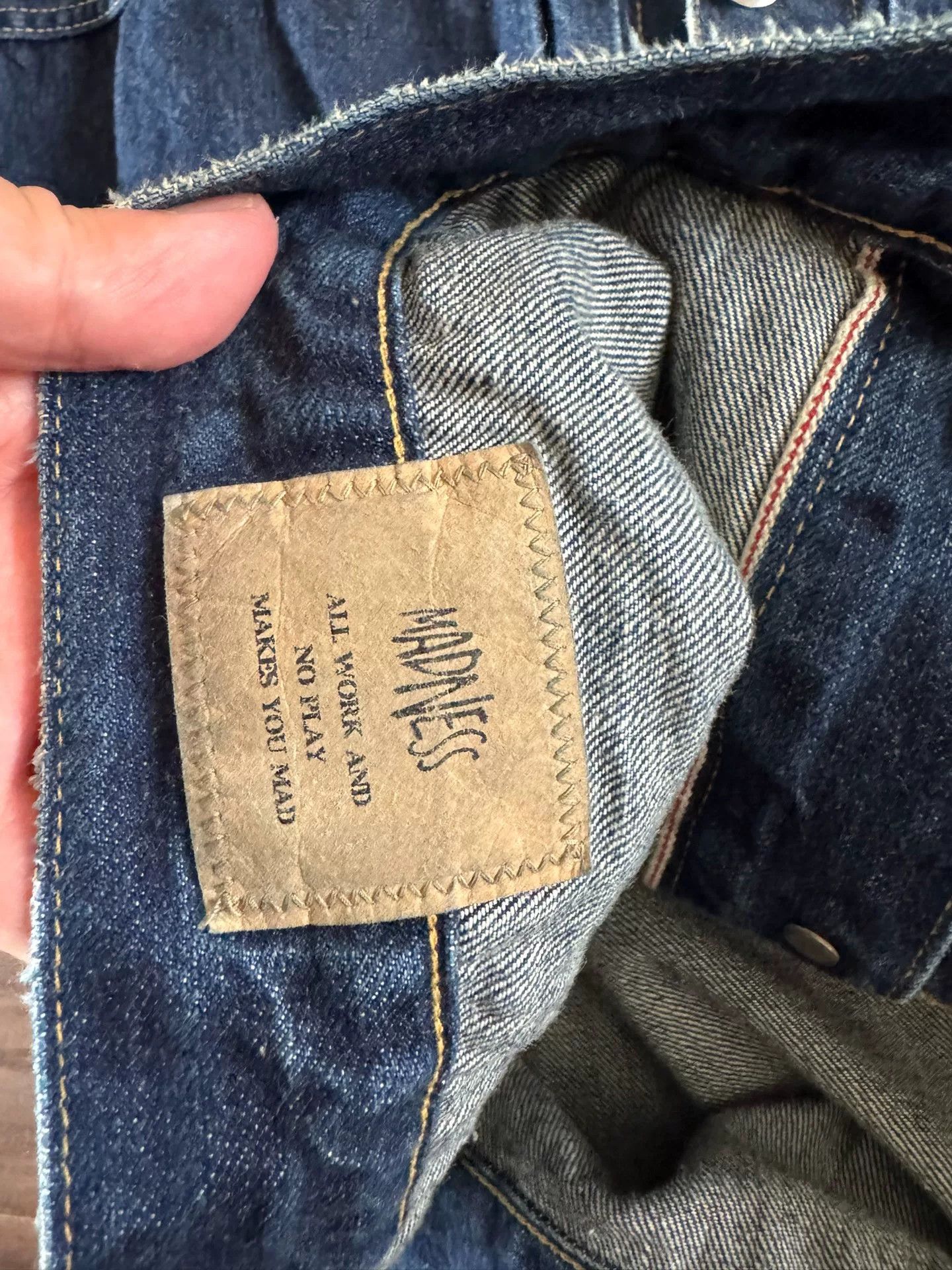 Madness Madness 23SS Japanese Denim Jacket Size US L / EU 52-54 / 3 - 6 Thumbnail