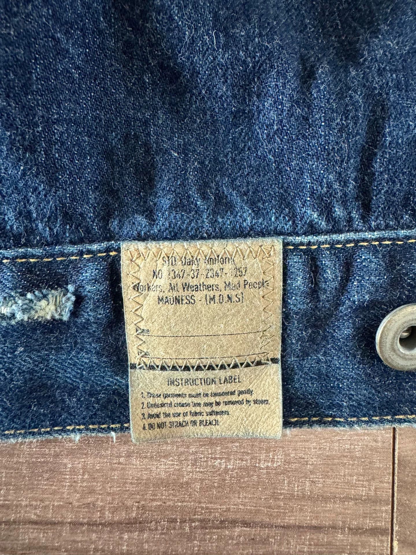 Madness Madness 23SS Japanese Denim Jacket Size US L / EU 52-54 / 3 - 3 Thumbnail