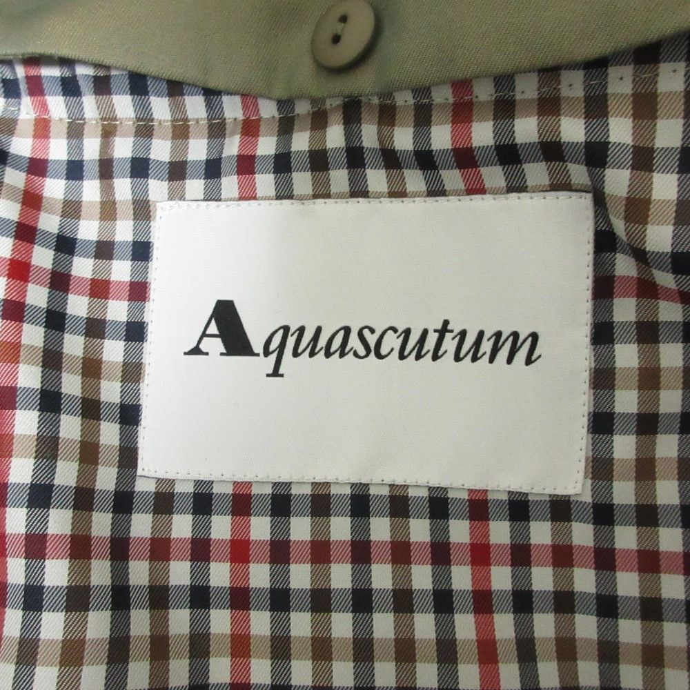 Aquascutum Aquascutum Aquascutum Aqua Bright Twill Long Coat Textile Outerwear 5022450001 DUTY FREE for USA Size ONE SIZE - 3 Thumbnail