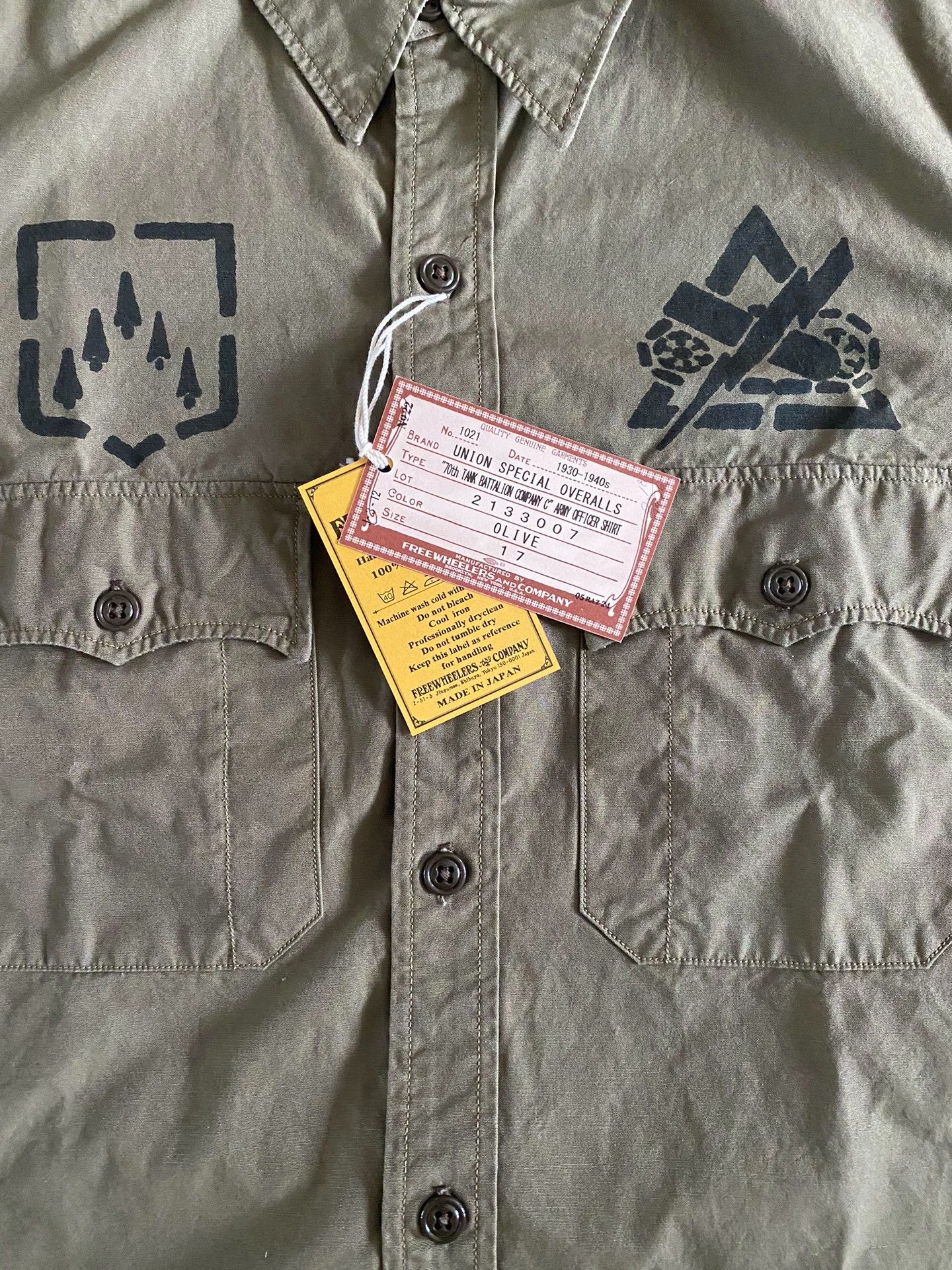 Freewheelers Freewheelers Officer Shirt Size US L / EU 52-54 / 3 - 5 Thumbnail