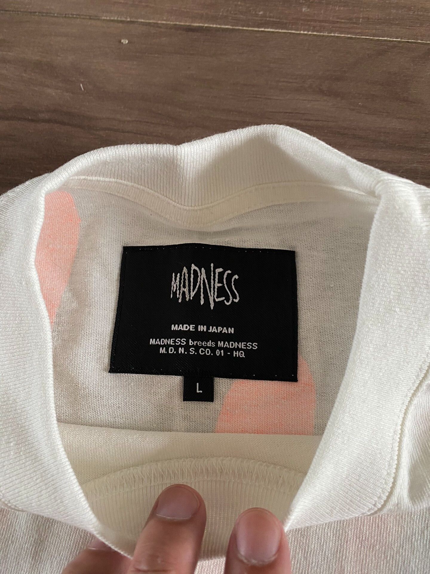 Madness Madness 19SS Japanese-Made Short Sleeve Tee Size US L / EU 52-54 / 3 - 4 Thumbnail