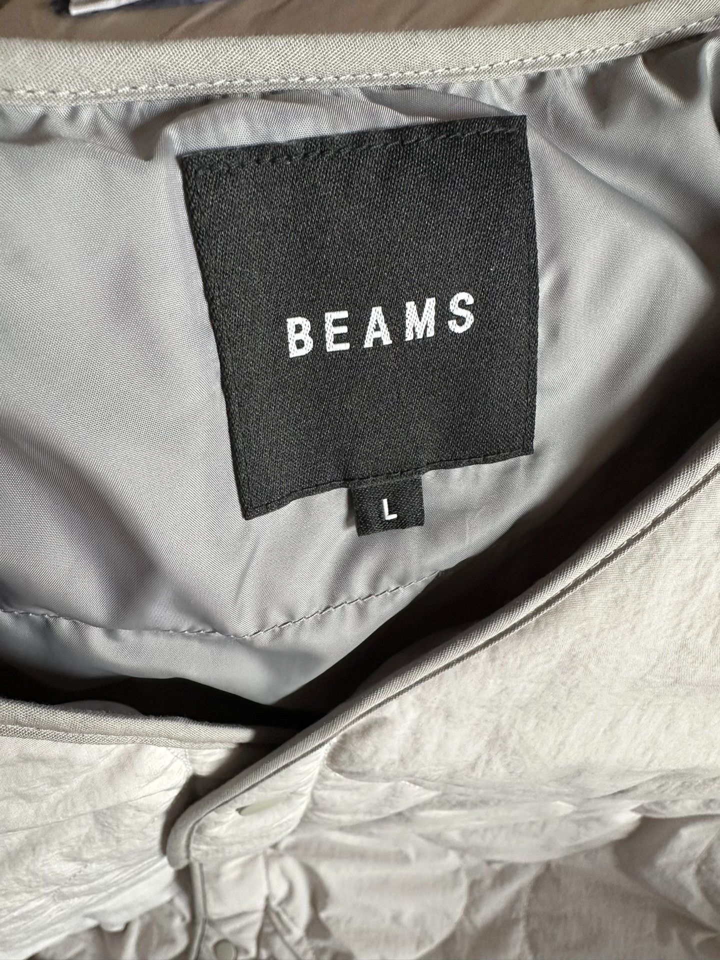 Beams Japan BEAMS Collarless Down Military Jacket Size US L / EU 52-54 / 3 - 8 Thumbnail