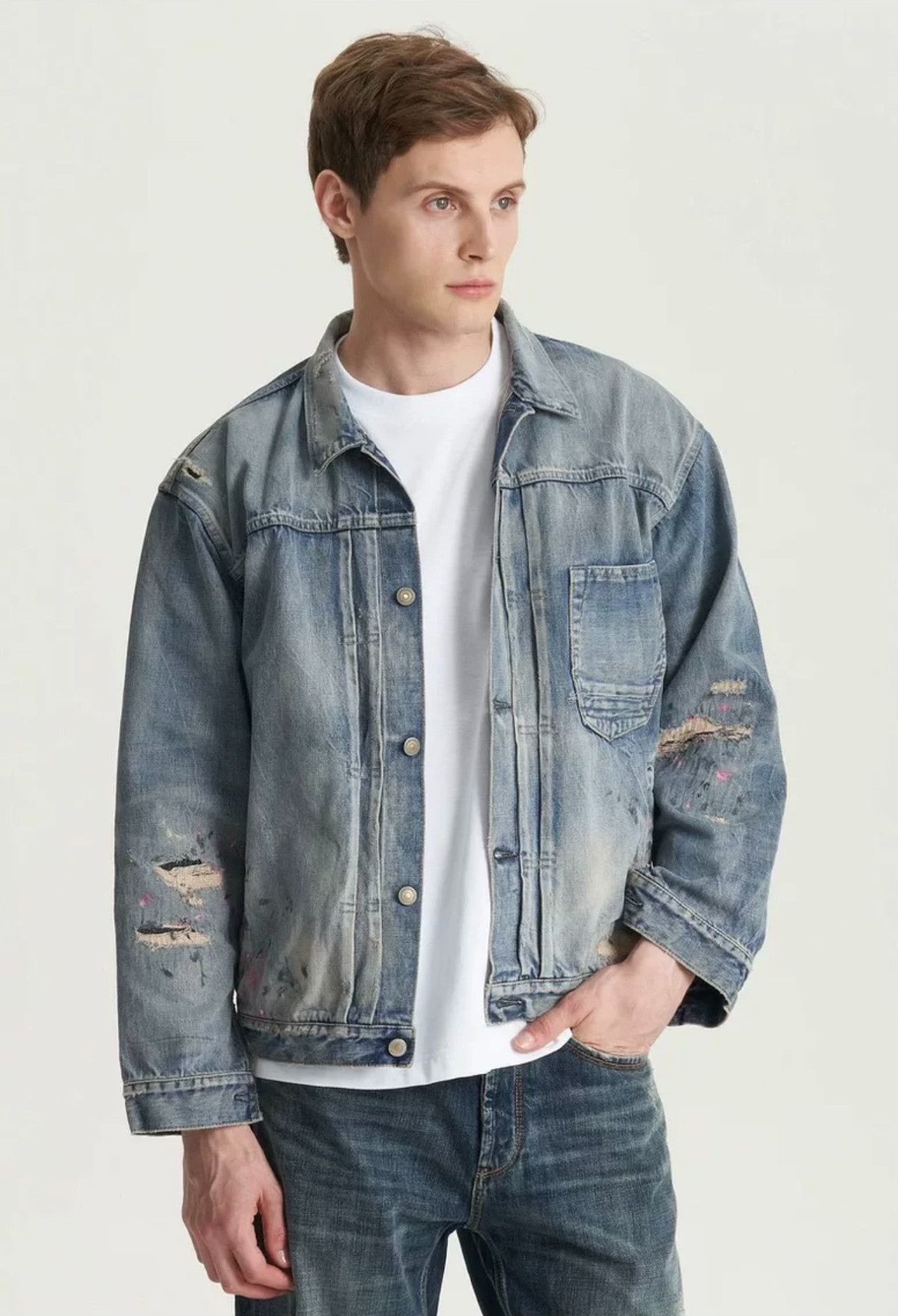 DENHAM DENHAM Japanese Denim Jacket Size US M / EU 48-50 / 2 - 9 Thumbnail
