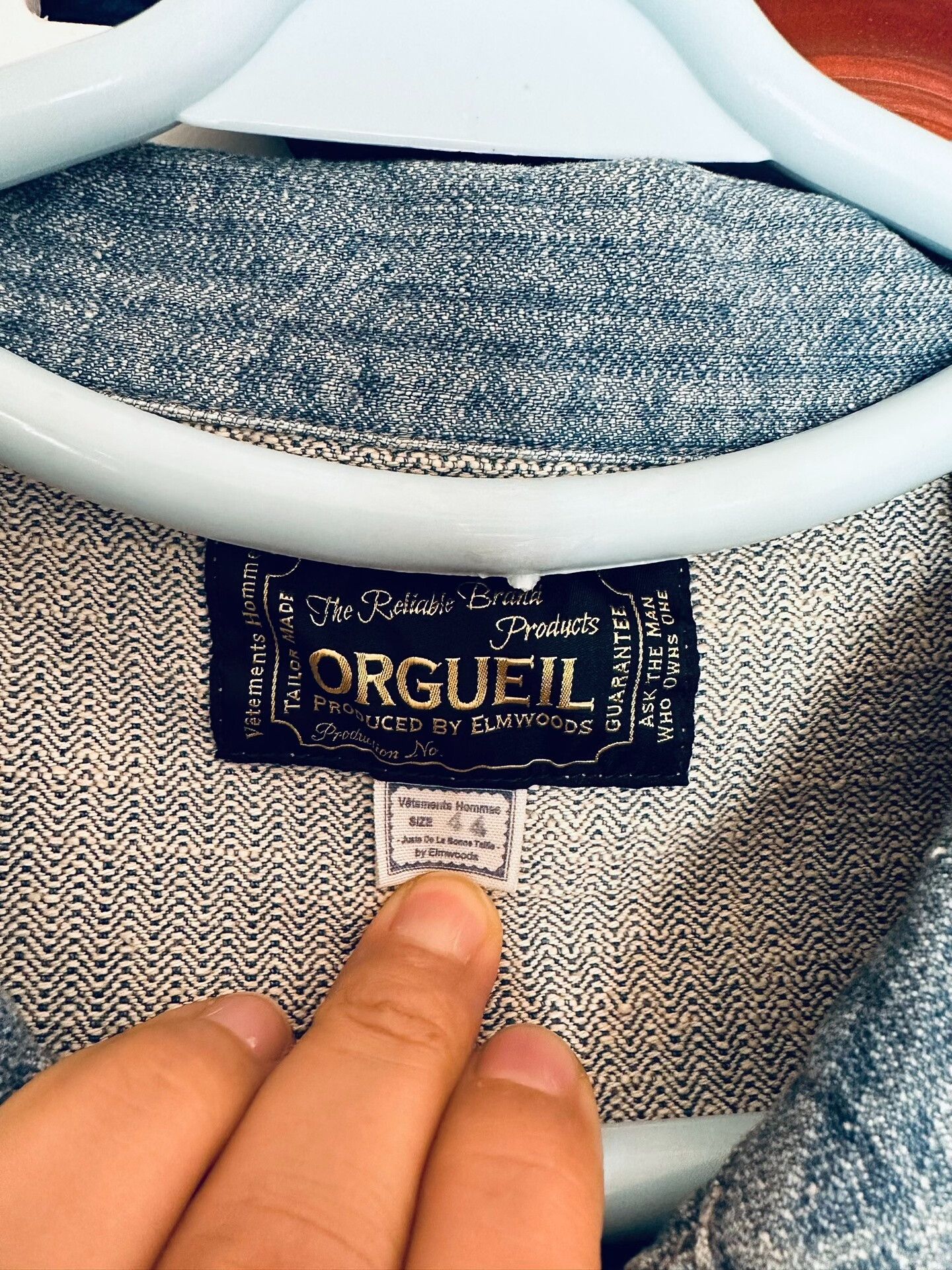 Orgueil ORGUEIL Japan-Made Denim Shirt Jacket Size US S / EU 44-46 / 1 - 4 Thumbnail