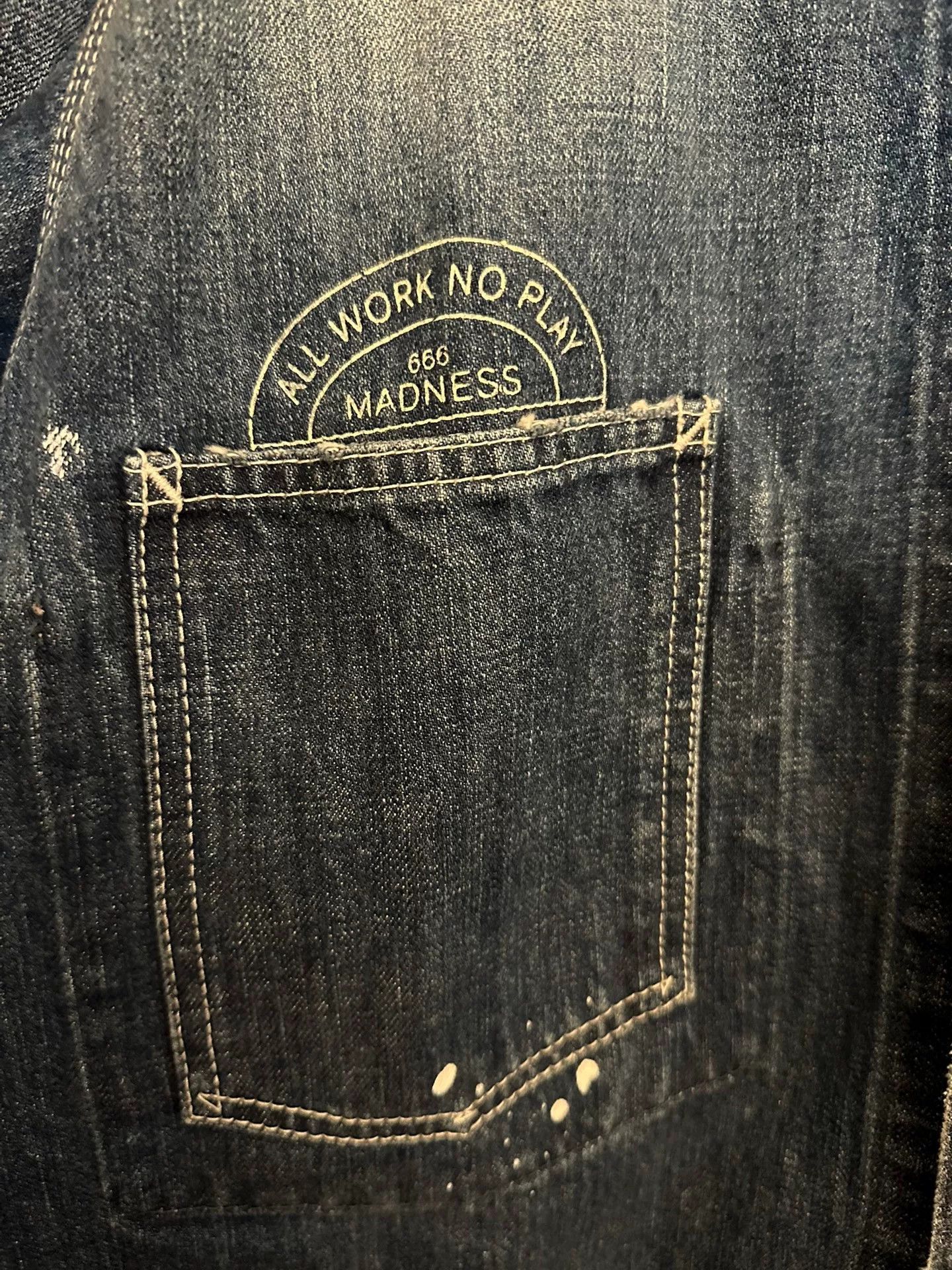 Madness MADNESS 18SS Japanese Railway Denim Jacket Size US XL / EU 56 / 4 - 2 Thumbnail