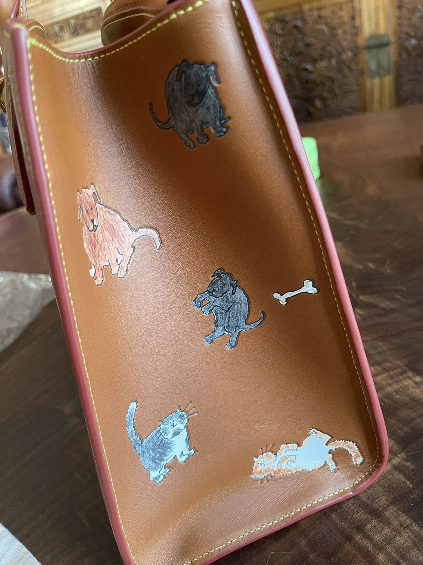Louis Vuitton LV Cat Dog Limited Handbag Size ONE SIZE - 4 Thumbnail