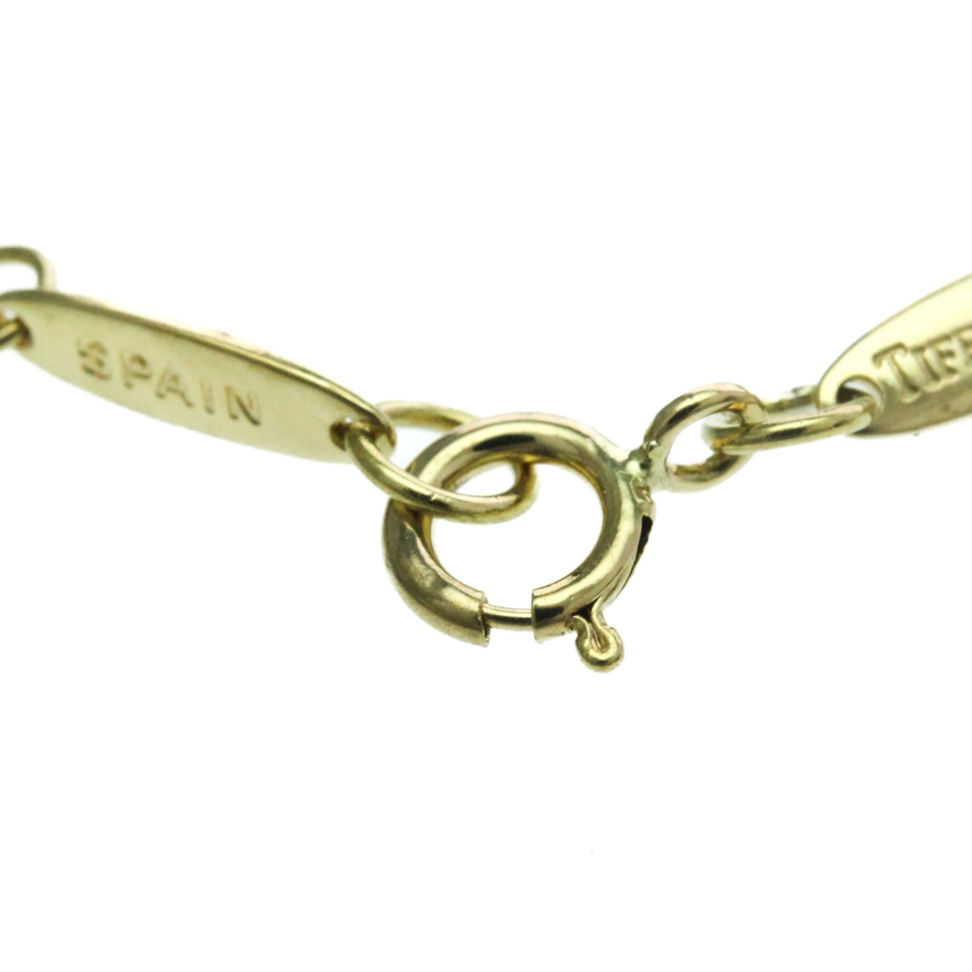 Tiffany & Co. Tiffany Open Heart Yellow Gold (18K) No Stone Men,Women Fashion Pendant Necklace (Gold) Size ONE SIZE - 13 Thumbnail