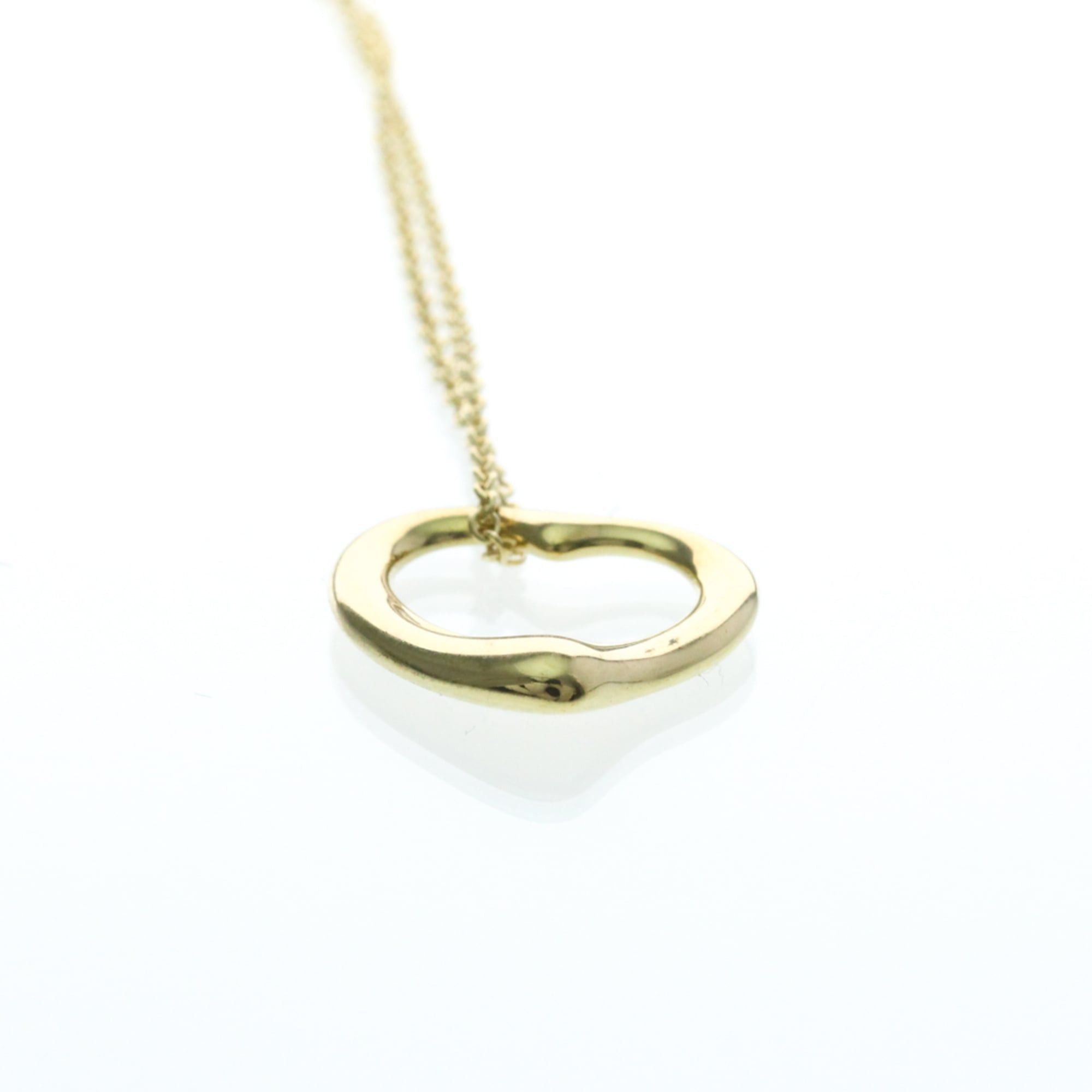 Tiffany & Co. Tiffany Open Heart Yellow Gold (18K) No Stone Men,Women Fashion Pendant Necklace (Gold) Size ONE SIZE - 5 Thumbnail