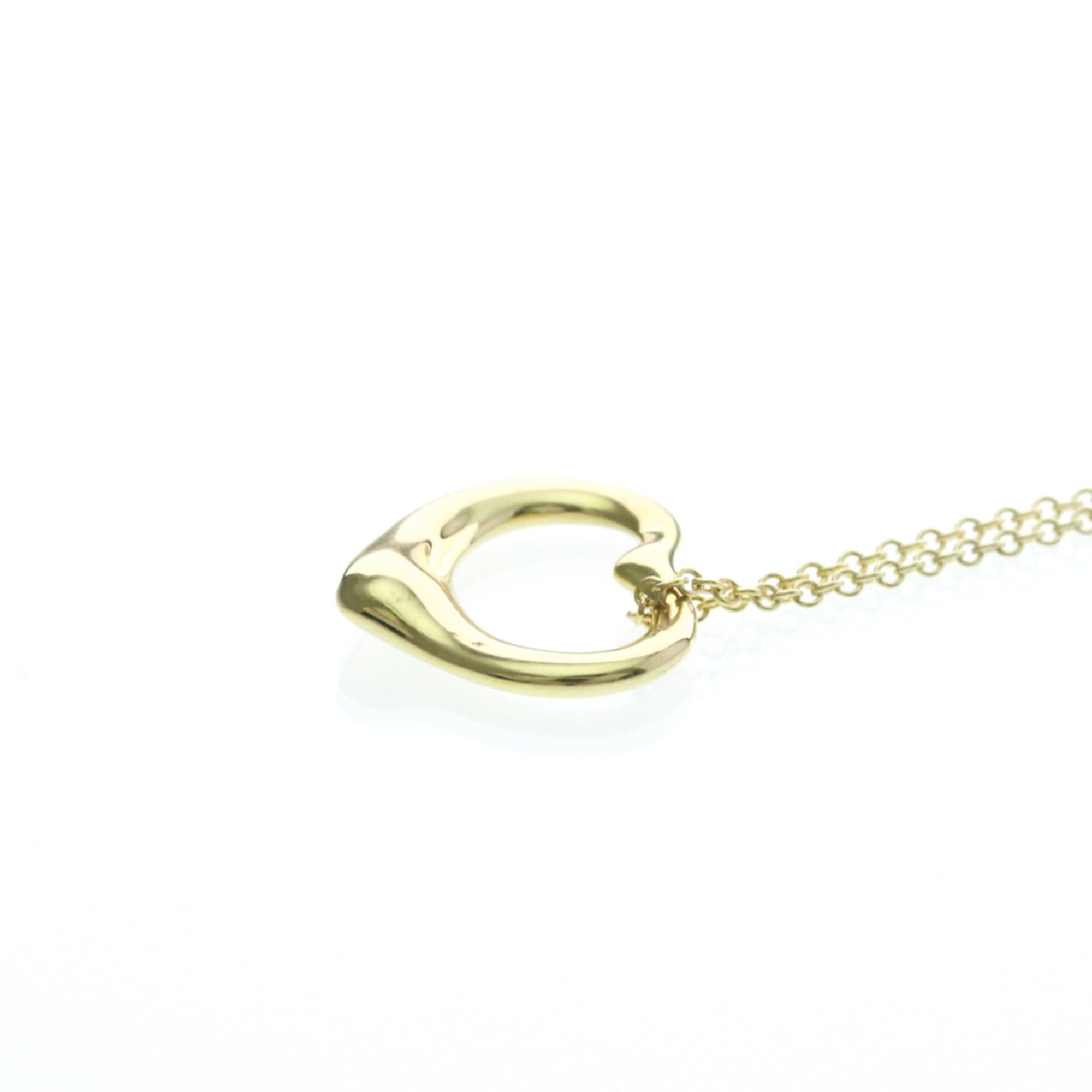 Tiffany & Co. Tiffany Open Heart Yellow Gold (18K) No Stone Men,Women Fashion Pendant Necklace (Gold) Size ONE SIZE - 3 Thumbnail