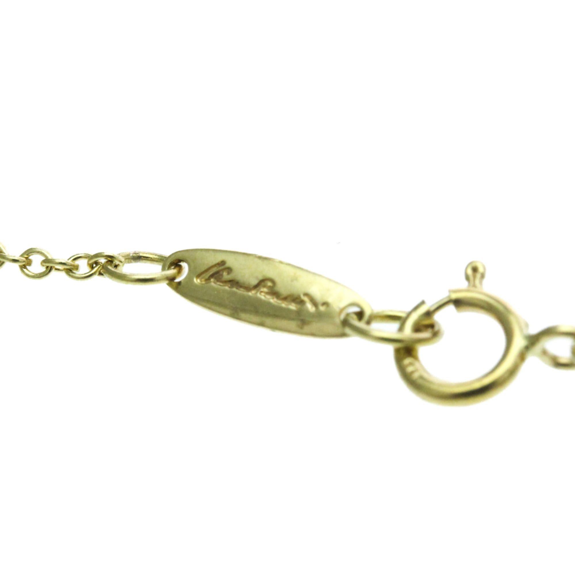 Tiffany & Co. Tiffany Open Heart Yellow Gold (18K) No Stone Men,Women Fashion Pendant Necklace (Gold) Size ONE SIZE - 15 Thumbnail