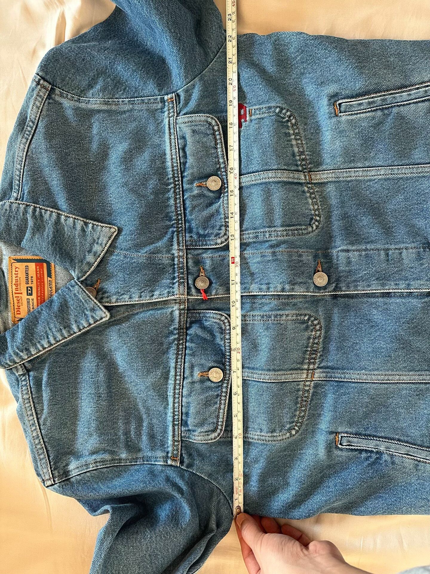 Diesel Diesel New Denim Jacket with Tags Size US L / EU 52-54 / 3 - 7 Thumbnail
