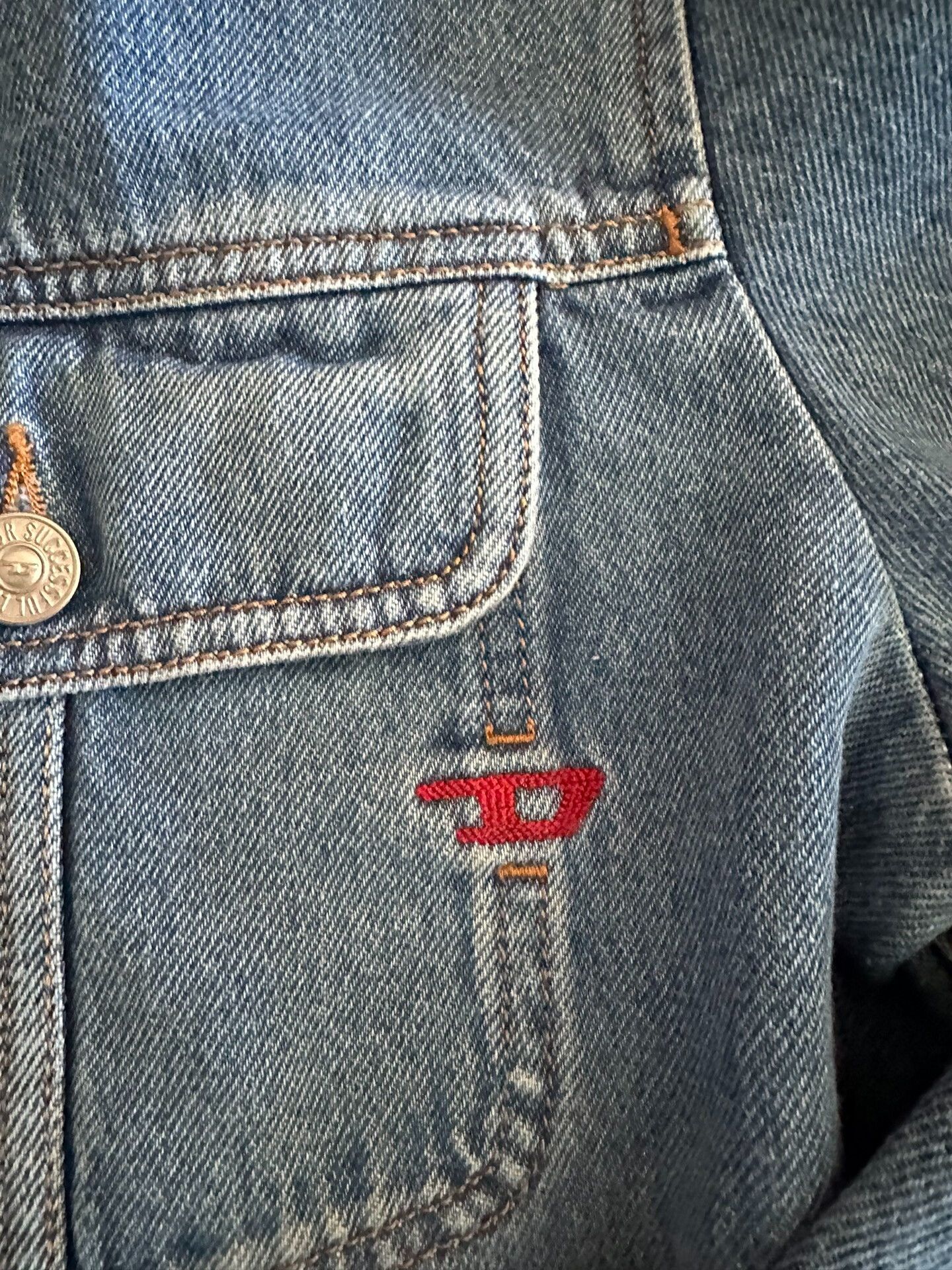 Diesel Diesel New Denim Jacket with Tags Size US L / EU 52-54 / 3 - 4 Thumbnail