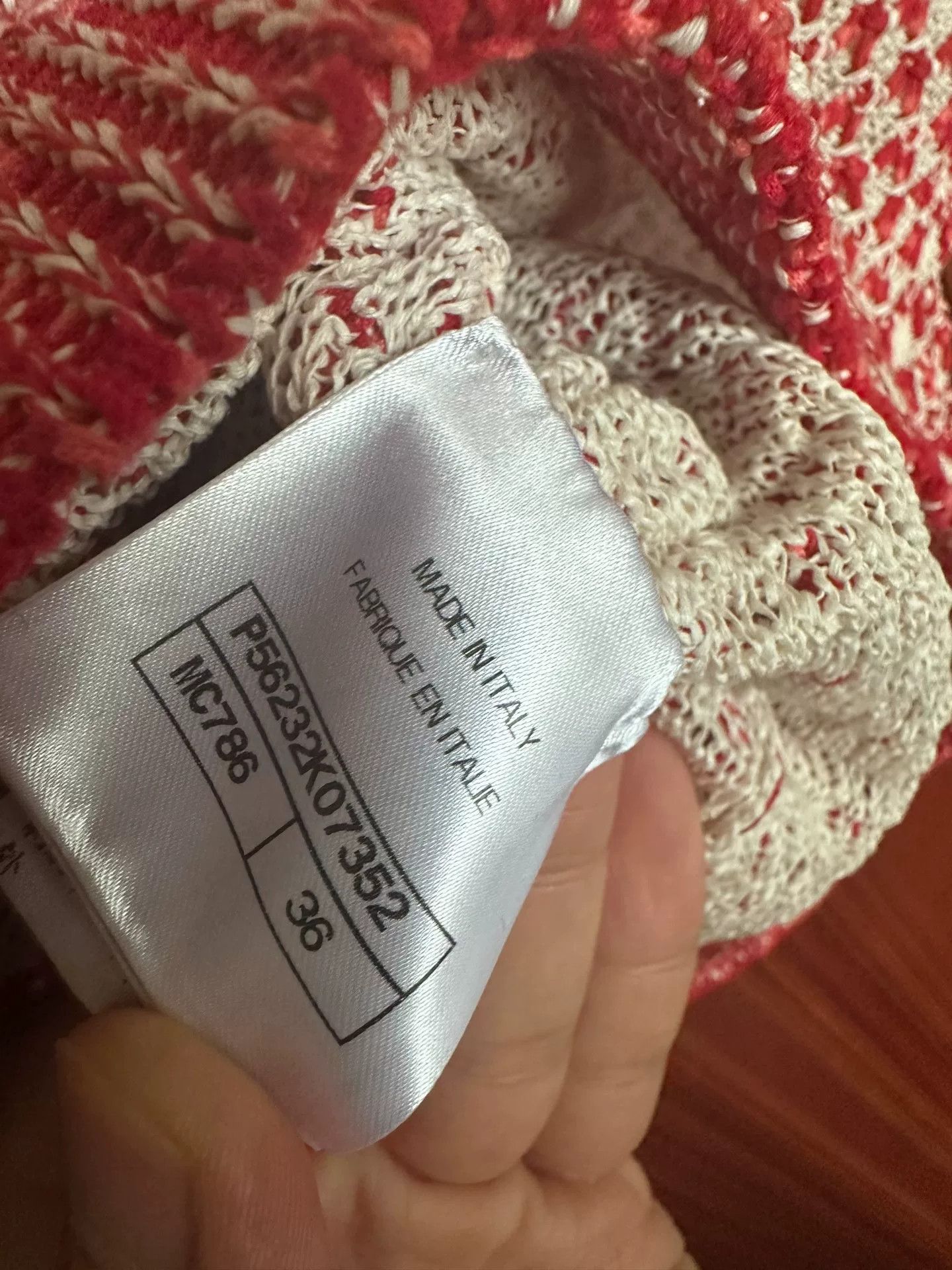 Chanel Chanel Red White Top Pants Set 36 Size XS / US 0-2 / IT 36-38 - 6 Thumbnail