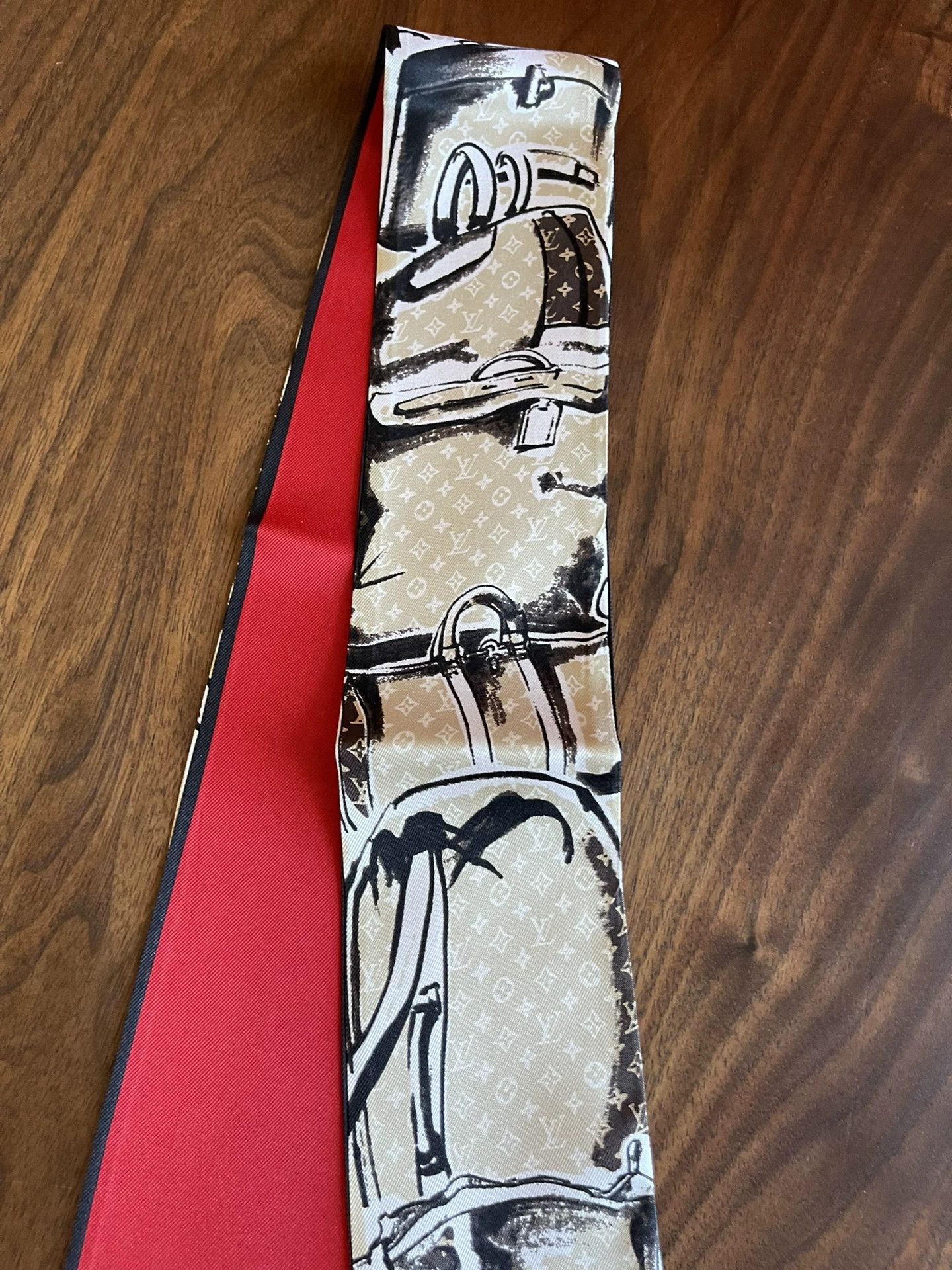 Louis Vuitton LV Twilly Hair Tie Rare Model Size ONE SIZE - 3 Thumbnail