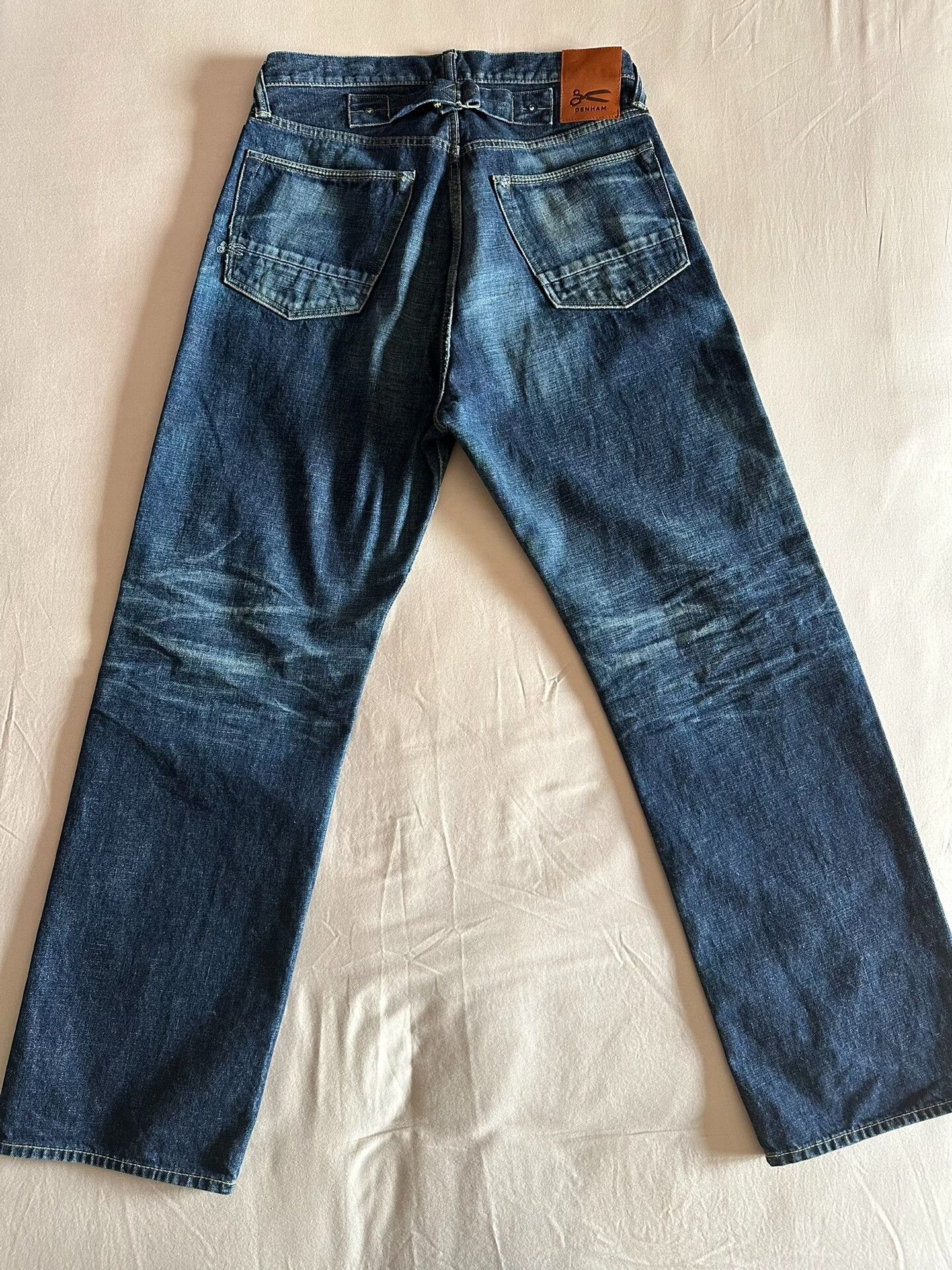DENHAM Denham Japanese-Made Relaxed Straight Jeans Size US 31 - 4 Thumbnail