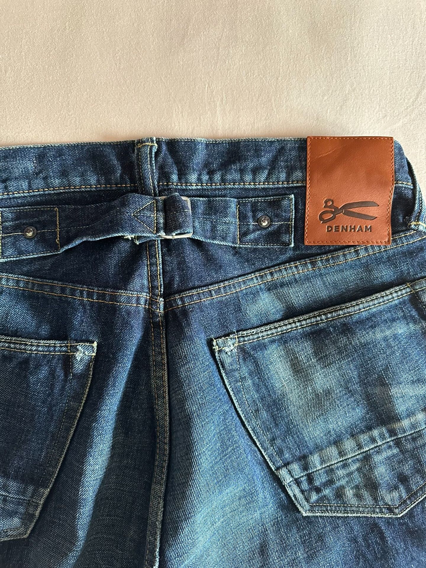 DENHAM Denham Japanese-Made Relaxed Straight Jeans Size US 31 - 5 Thumbnail