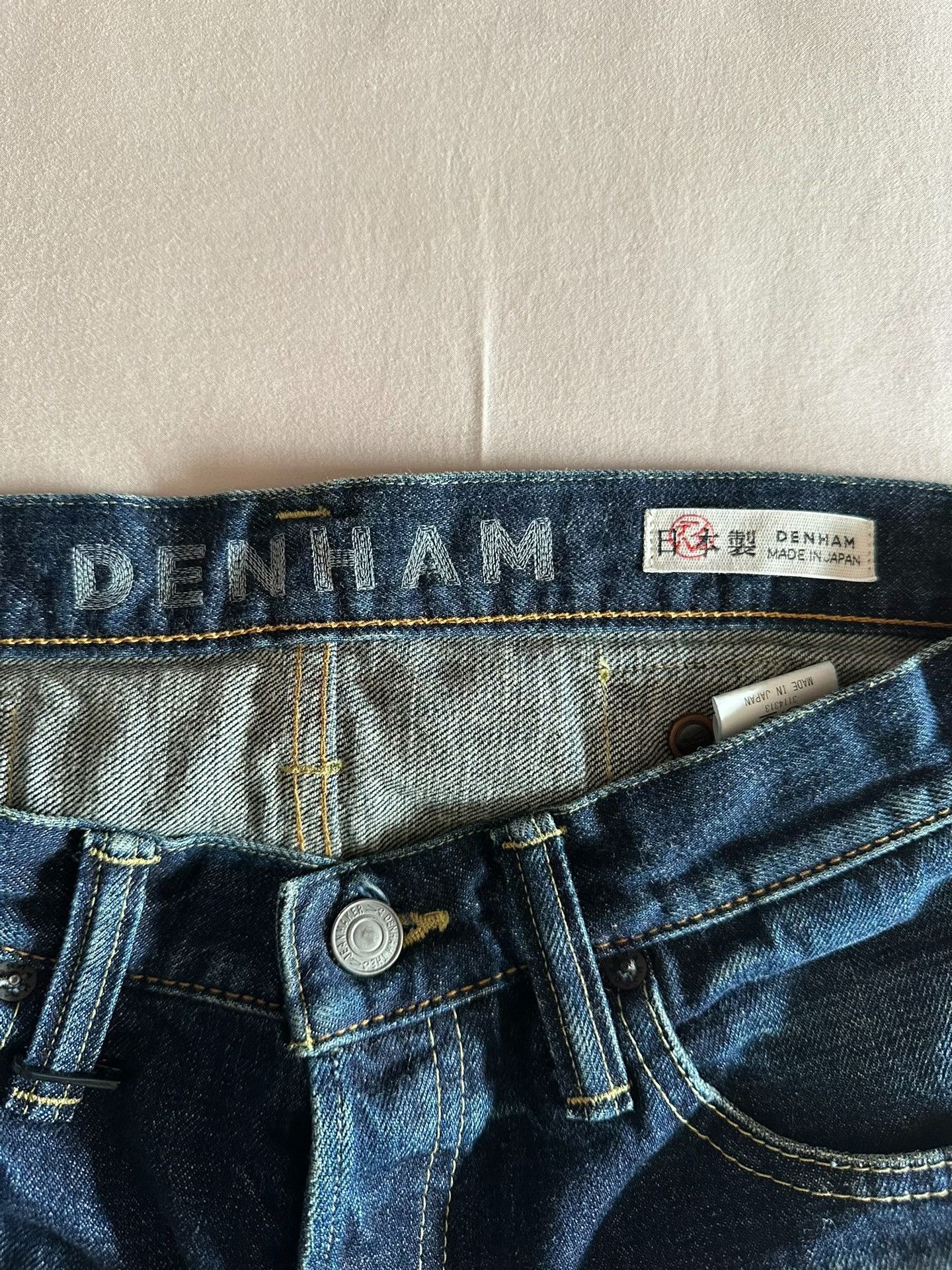 DENHAM Denham Japanese-Made Relaxed Straight Jeans Size US 31 - 6 Thumbnail