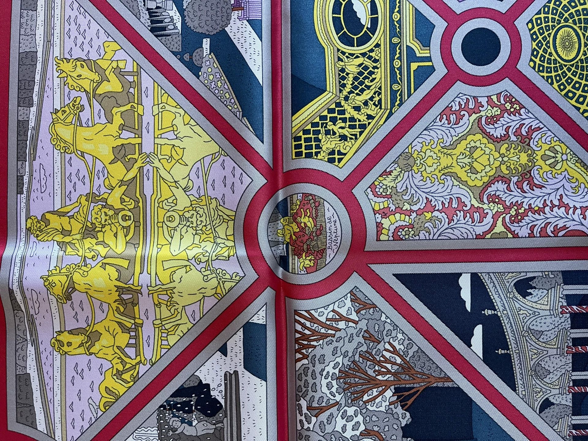 Hermes Hermès Silk Scarf 90x90 Versailles Size ONE SIZE - 3 Thumbnail
