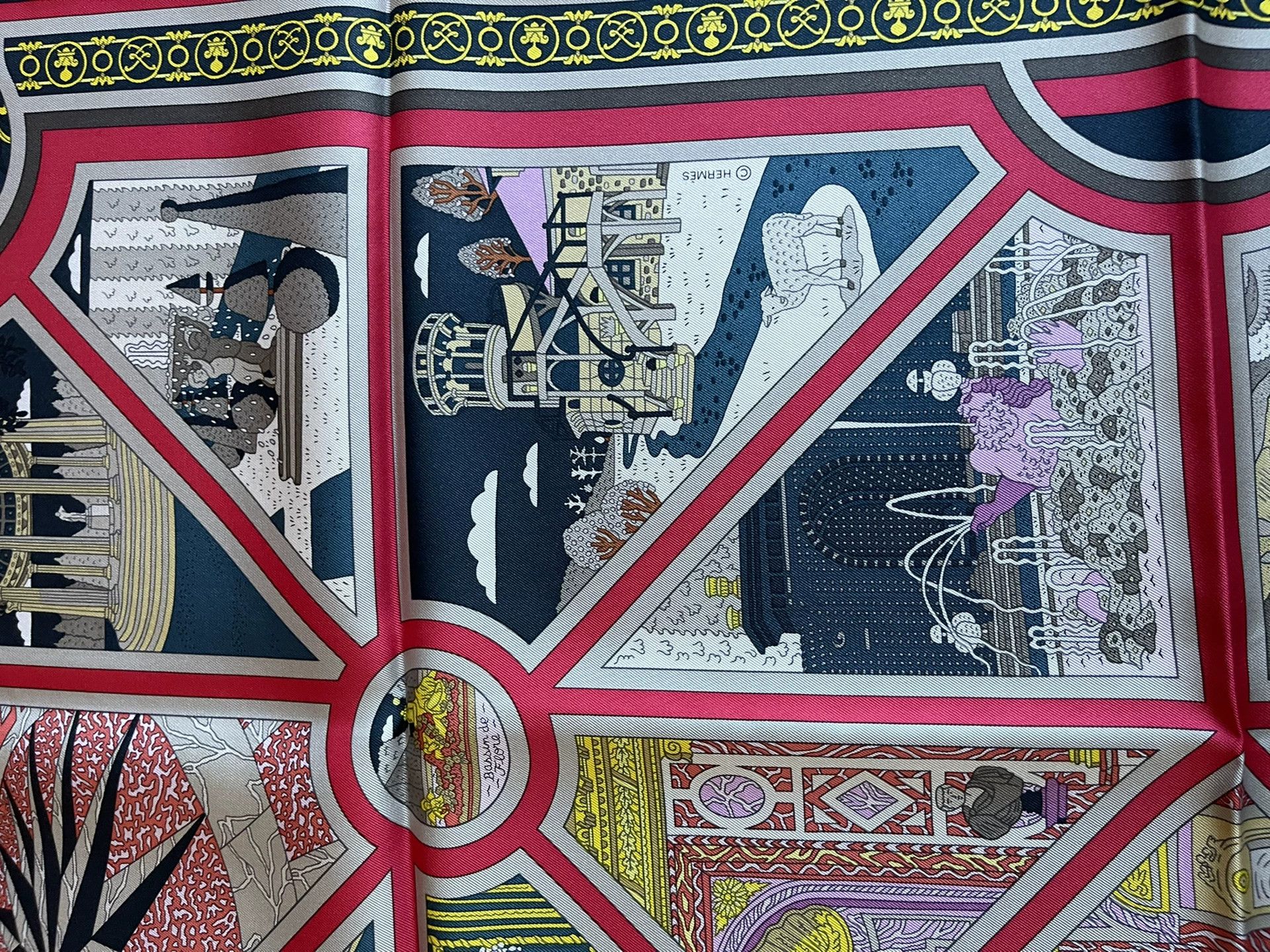 Hermes Hermès Silk Scarf 90x90 Versailles Size ONE SIZE - 5 Thumbnail