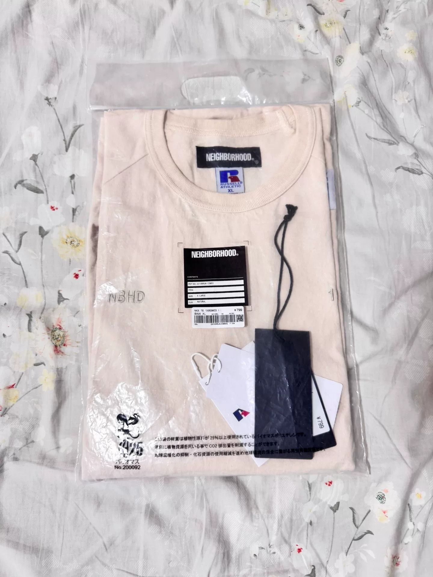Neighborhood Neighborhood Russell 22ss Collaboration Tee Size US XL / EU 56 / 4 - 7 Thumbnail
