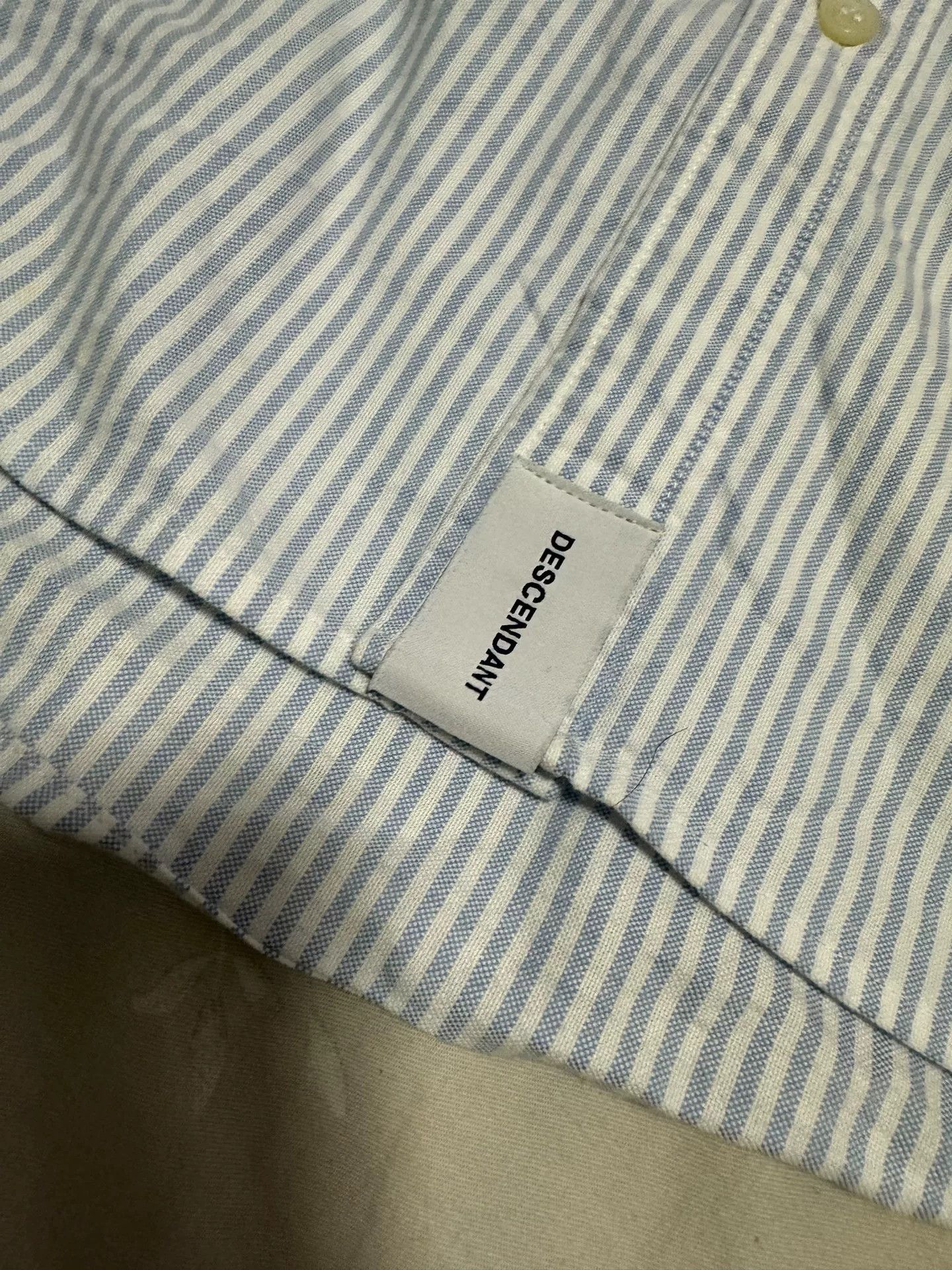Descendant Descendant 21ss Loose Stripe Shirt Size US L / EU 52-54 / 3 - 6 Thumbnail