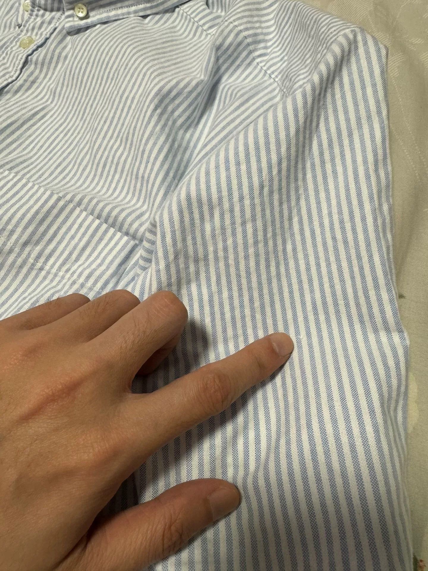 Descendant Descendant 21ss Loose Stripe Shirt Size US L / EU 52-54 / 3 - 8 Thumbnail