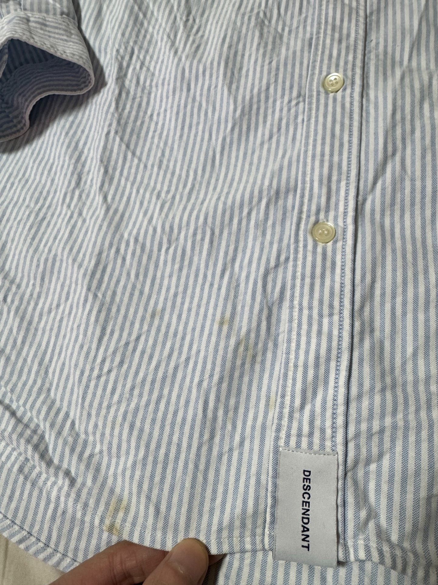 Descendant Descendant 21ss Loose Stripe Shirt Size US L / EU 52-54 / 3 - 9 Thumbnail