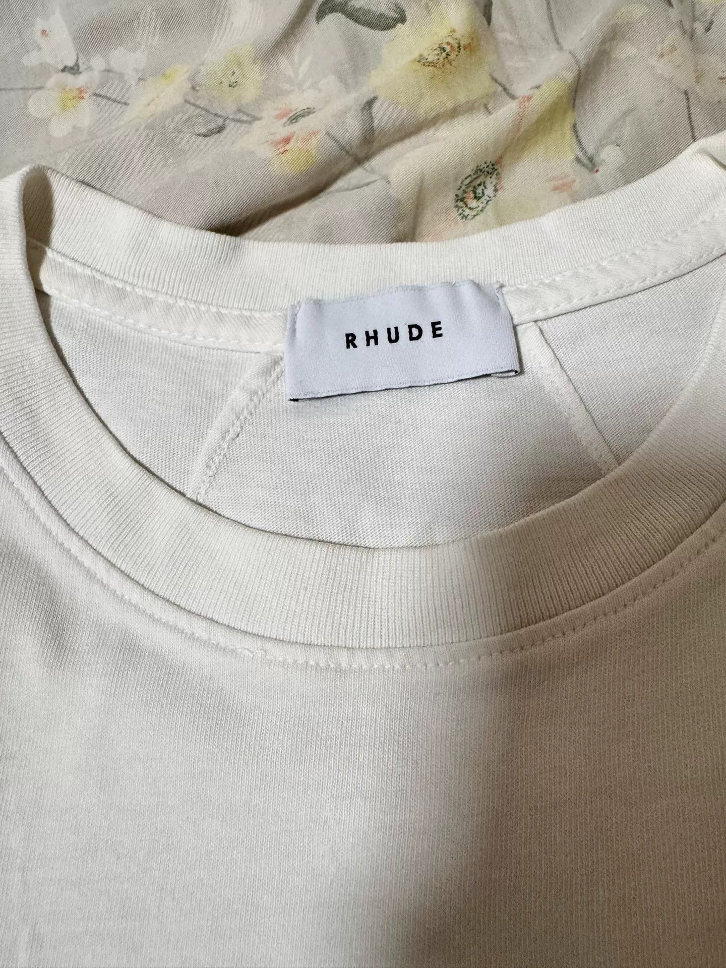 Rhude RHUDE 22SS Crewneck Graphic T-Shirt Size US XL / EU 56 / 4 - 5 Thumbnail