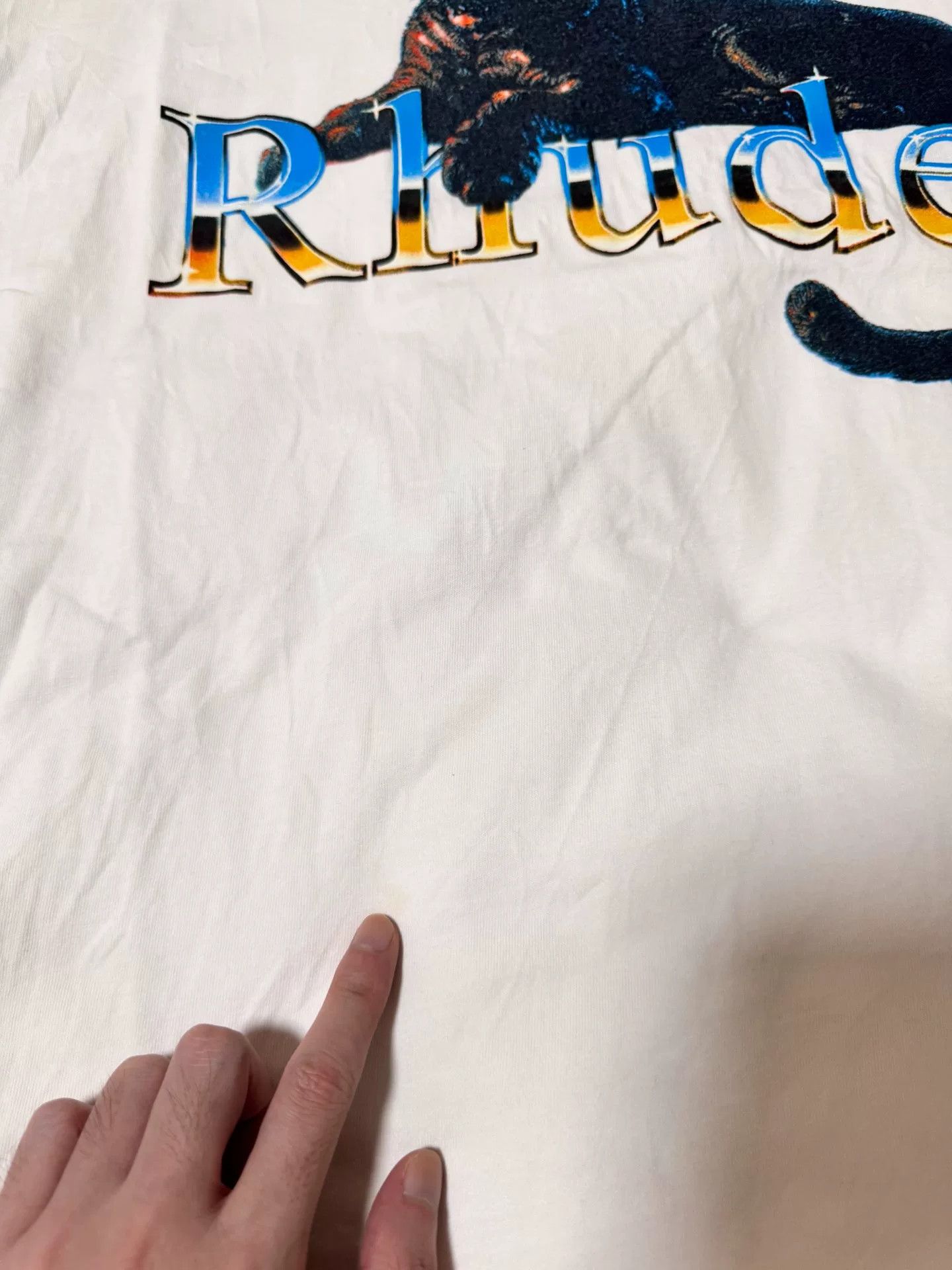 Rhude RHUDE 22SS Crewneck Graphic T-Shirt Size US XL / EU 56 / 4 - 8 Thumbnail