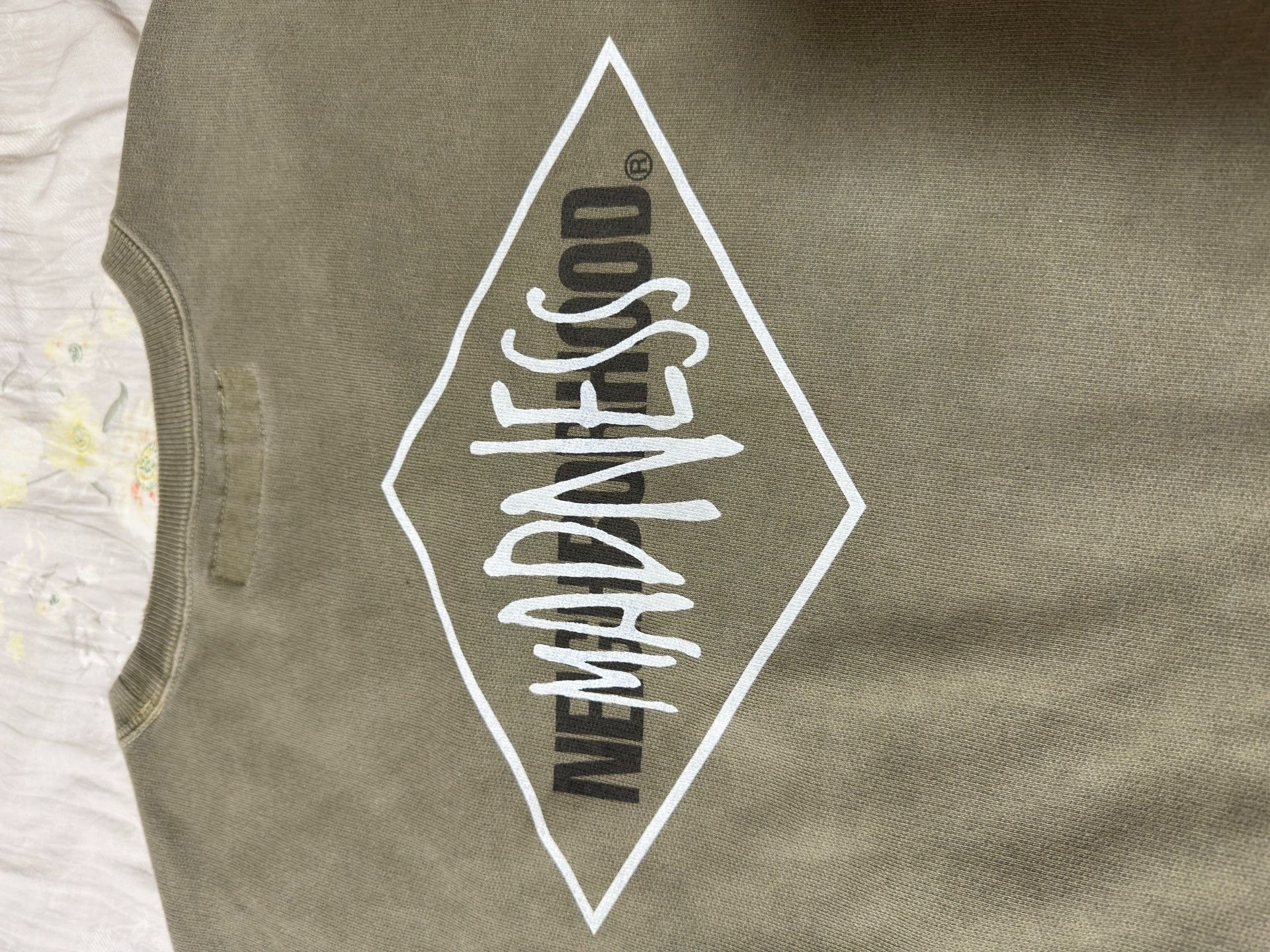 Madness Neighborhood Madness 24AW Washed Crewneck Sweatshirt Size US XXL / EU 58 / 5 - 8 Thumbnail