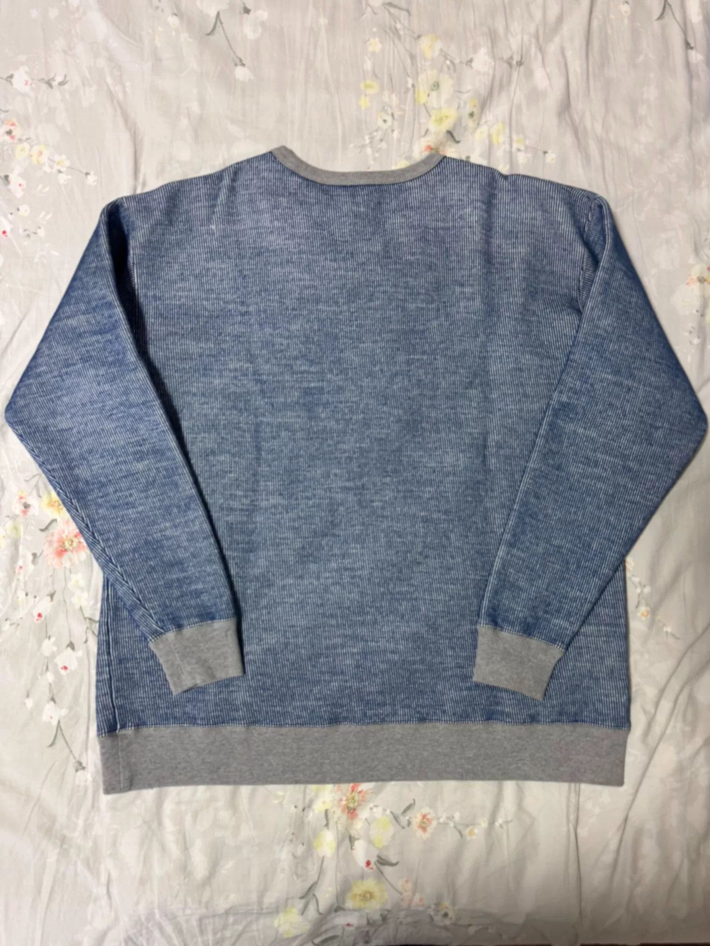 Porter Classic Porter Classic Indigo Corduroy Crewneck Sweatshirt Size US M / EU 48-50 / 2 - 2 Thumbnail