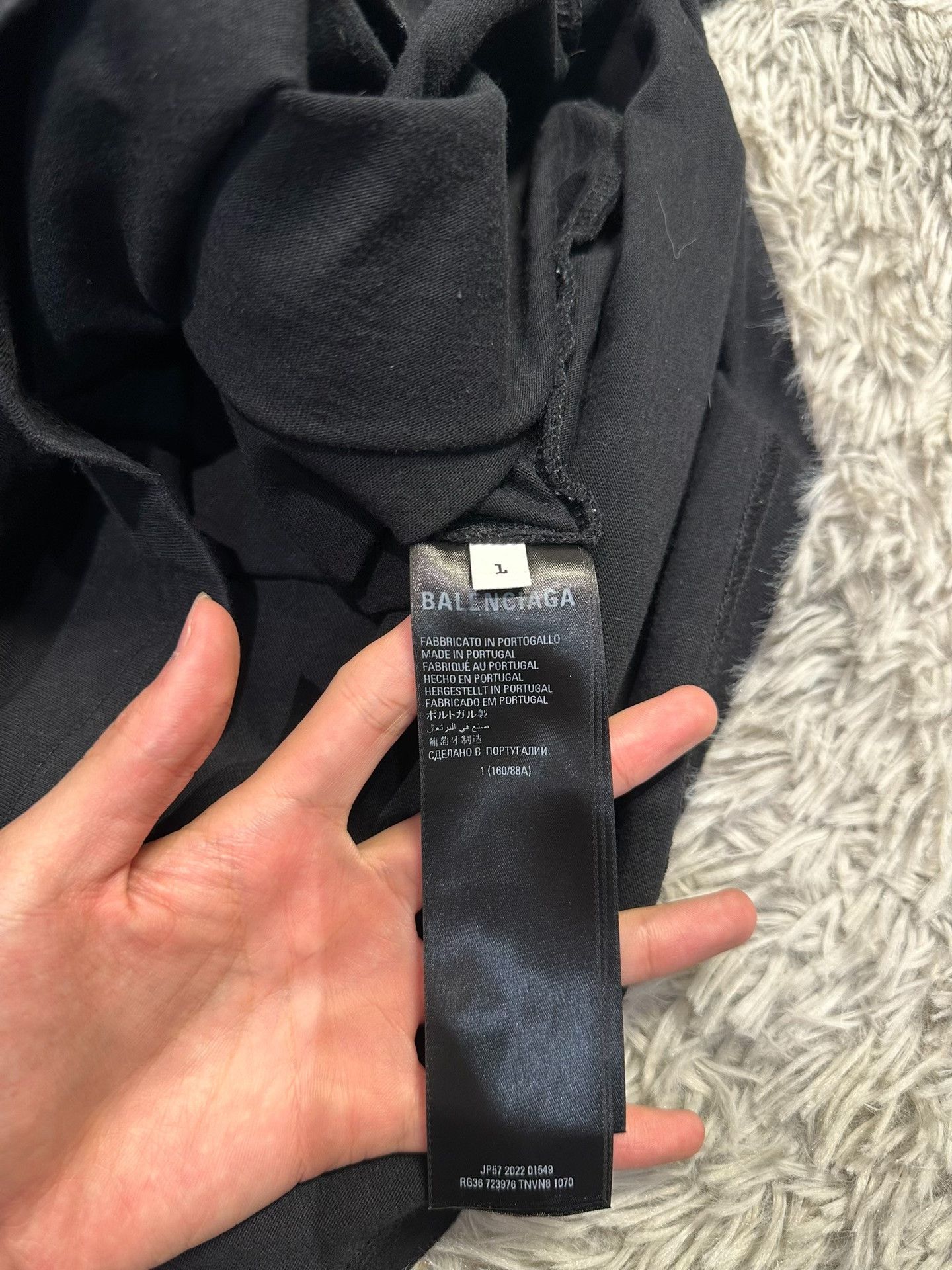 Balenciaga Balenciaga x Adidas Black Embroidered T-shirt Size US L / EU 52-54 / 3 - 5 Thumbnail