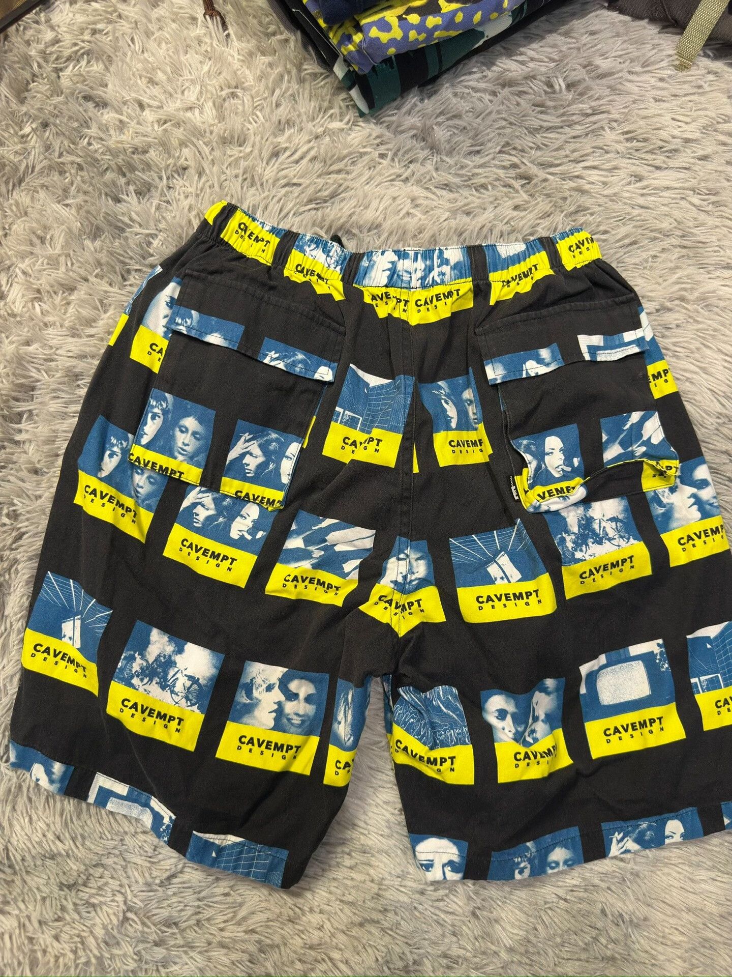 Cav Empt C.E/CAVEMPT Checkerboard Print Shorts Size US 30 / EU 46 - 2 Thumbnail