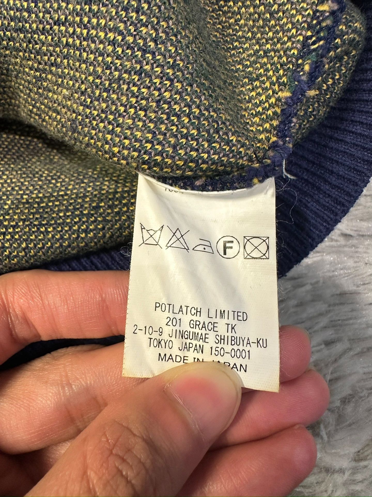 Cav Empt C.E/CAVEMPT Blue Knit Sweater Size US L / EU 52-54 / 3 - 5 Thumbnail