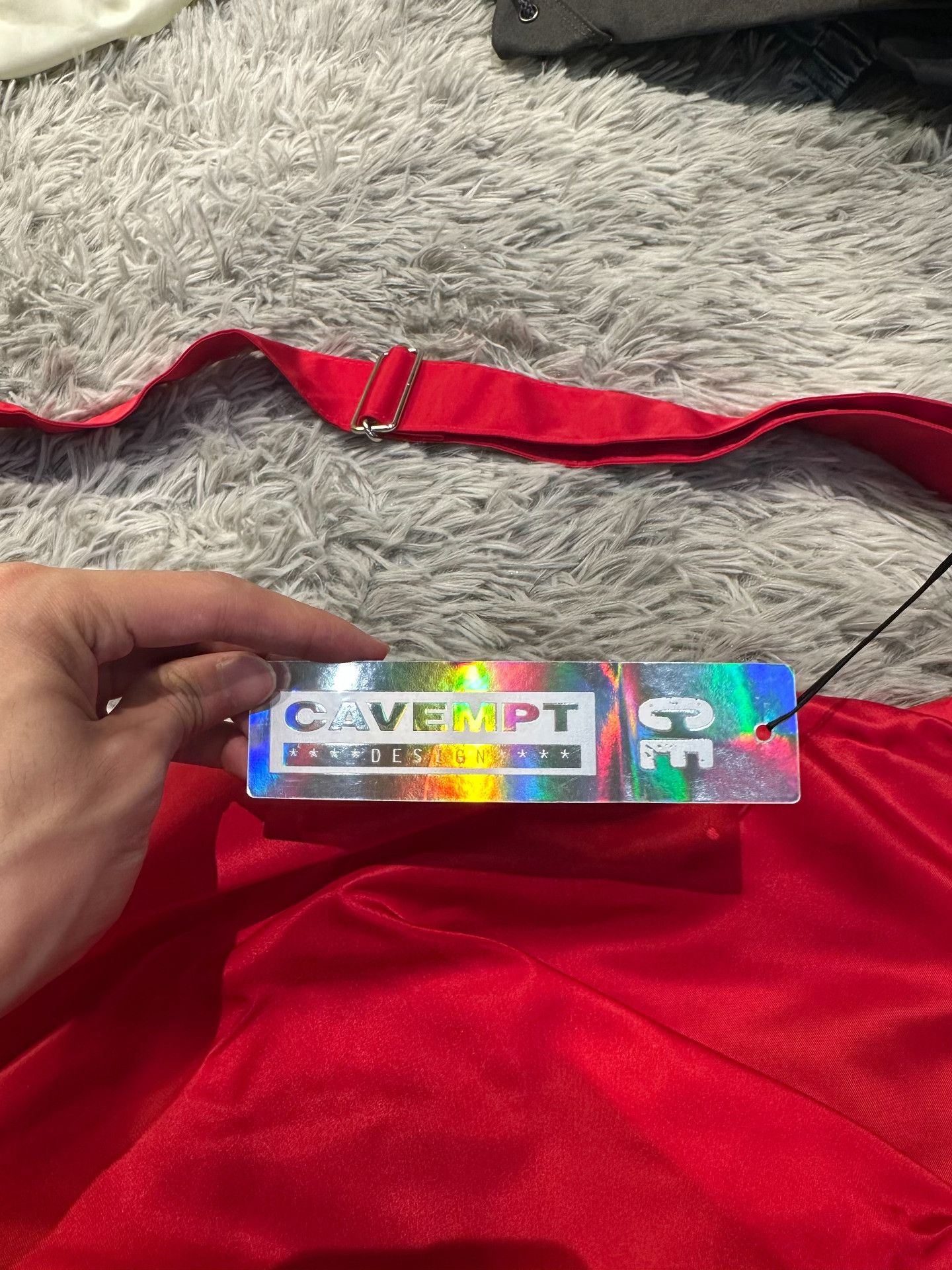 Cav Empt C.E/CAVEMPT Red Crossbody Bag Size ONE SIZE - 3 Thumbnail