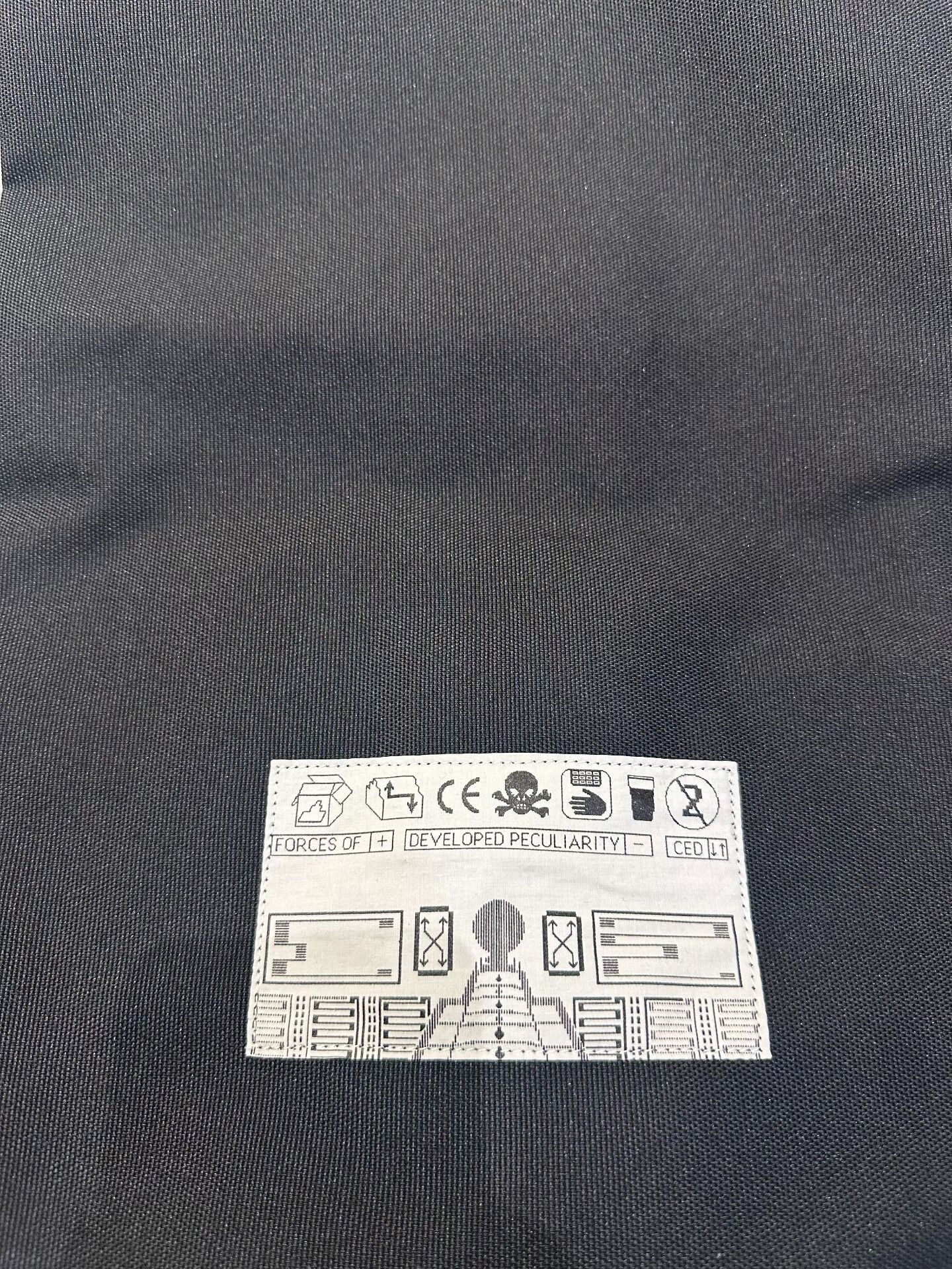 Cav Empt C.E/CAVEMPT Black Backpack Crossbody Size ONE SIZE - 2 Thumbnail