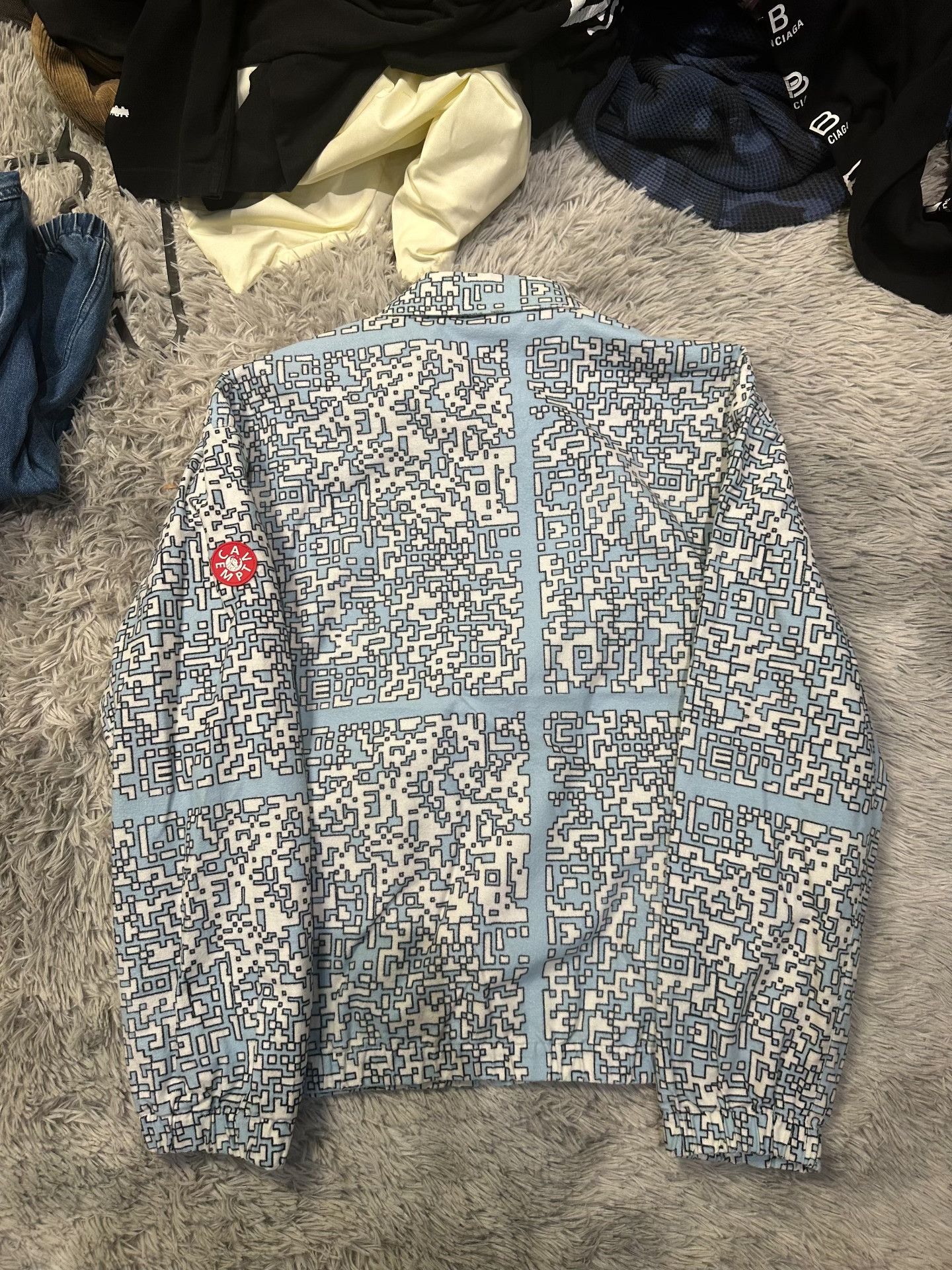 Cav Empt C.E/CAVEMPT Blue Noise Zipped Jacket Size US M / EU 48-50 / 2 - 2 Thumbnail