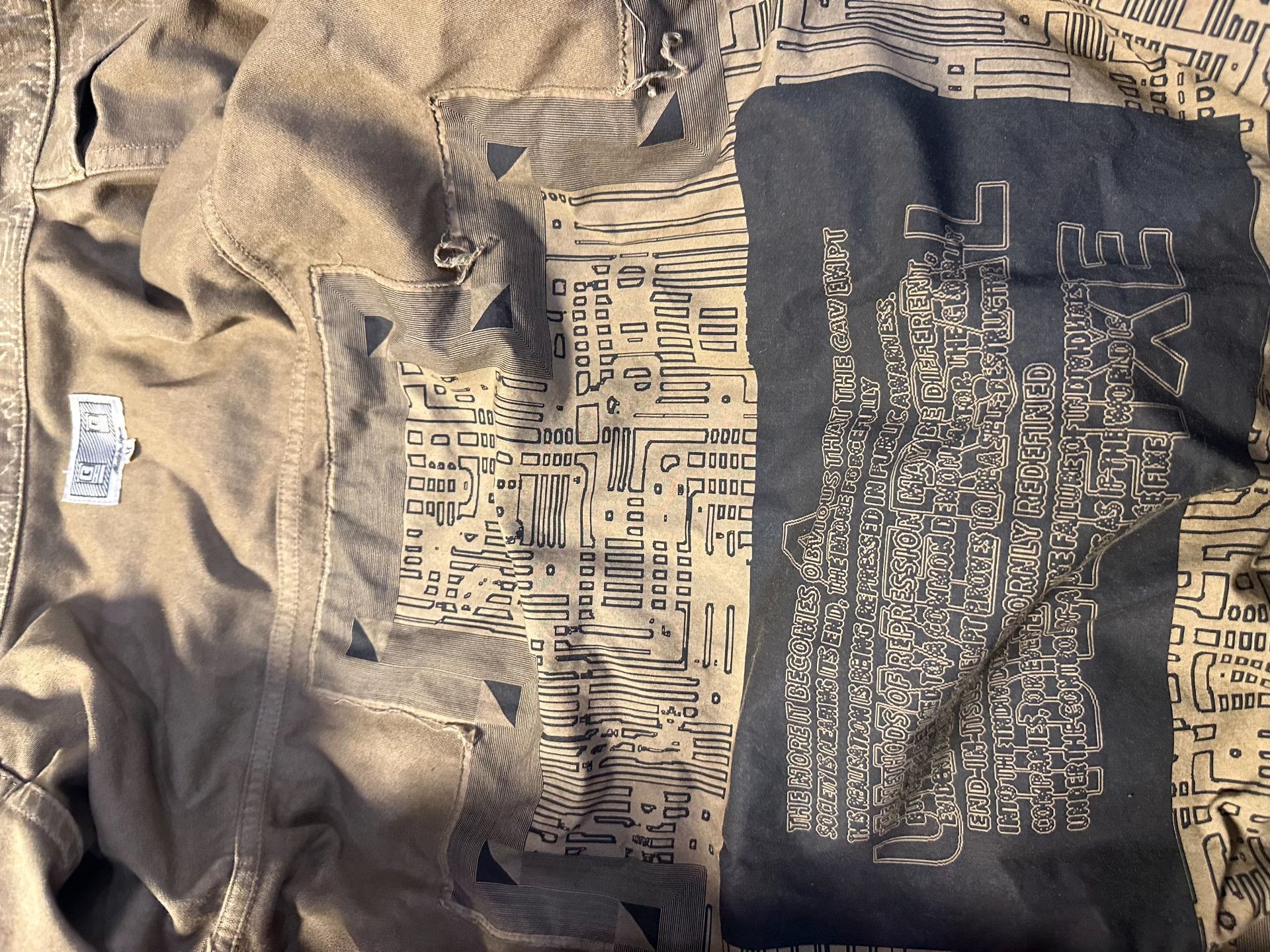 Cav Empt C.E/CAVEMPT Yellow Noise Jacket Size US M / EU 48-50 / 2 - 4 Thumbnail
