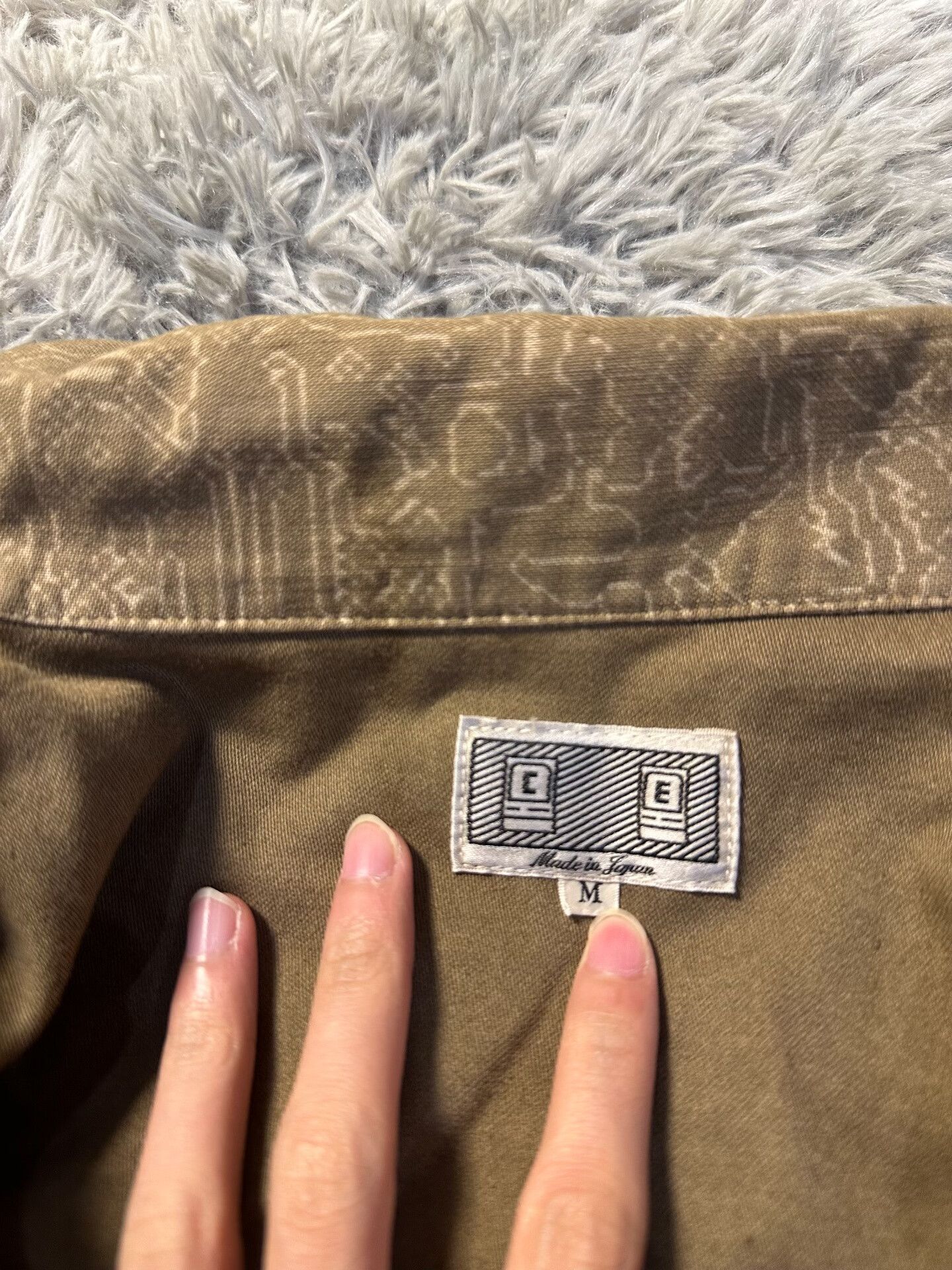 Cav Empt C.E/CAVEMPT Yellow Noise Jacket Size US M / EU 48-50 / 2 - 5 Thumbnail