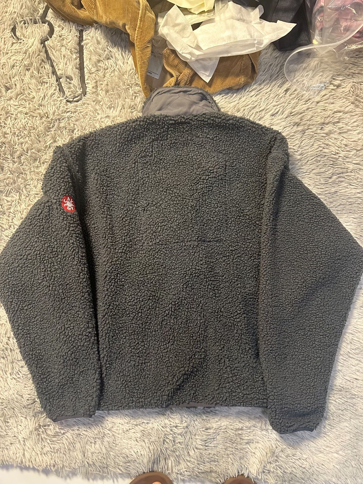 Cav Empt C.E/CAVEMPT 25AW Gray Fleece Jacket Size US M / EU 48-50 / 2 - 2 Thumbnail