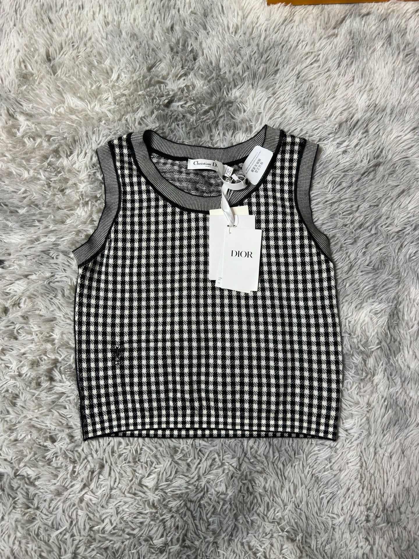 Dior Dior Two-Piece Houndstooth Set Size S / US 4 / IT 40 - 4 Thumbnail
