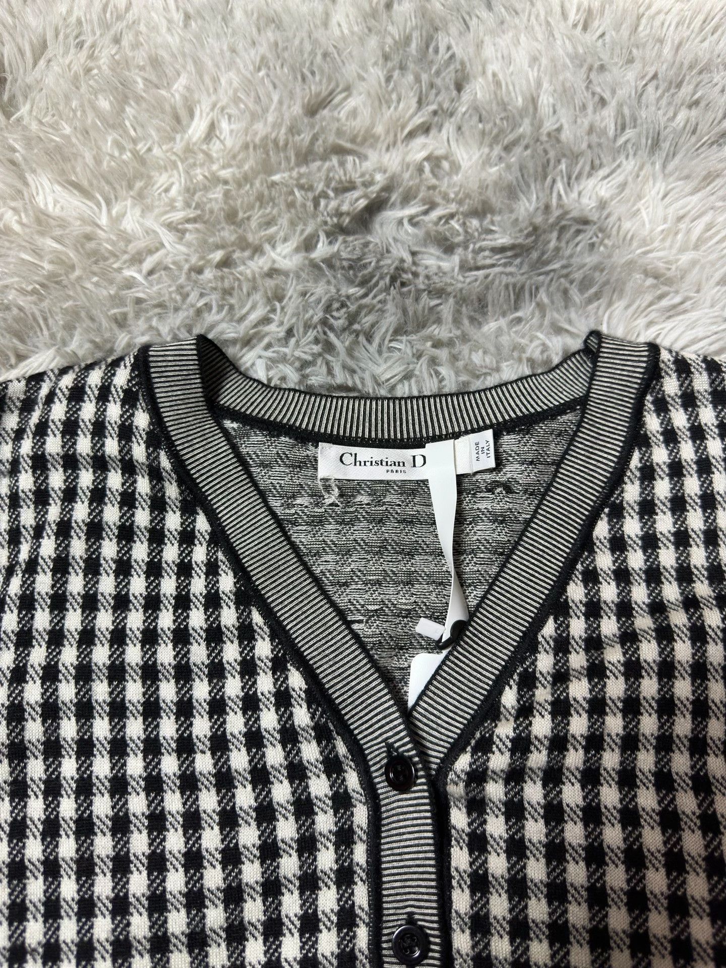 Dior Dior Two-Piece Houndstooth Set Size S / US 4 / IT 40 - 2 Thumbnail