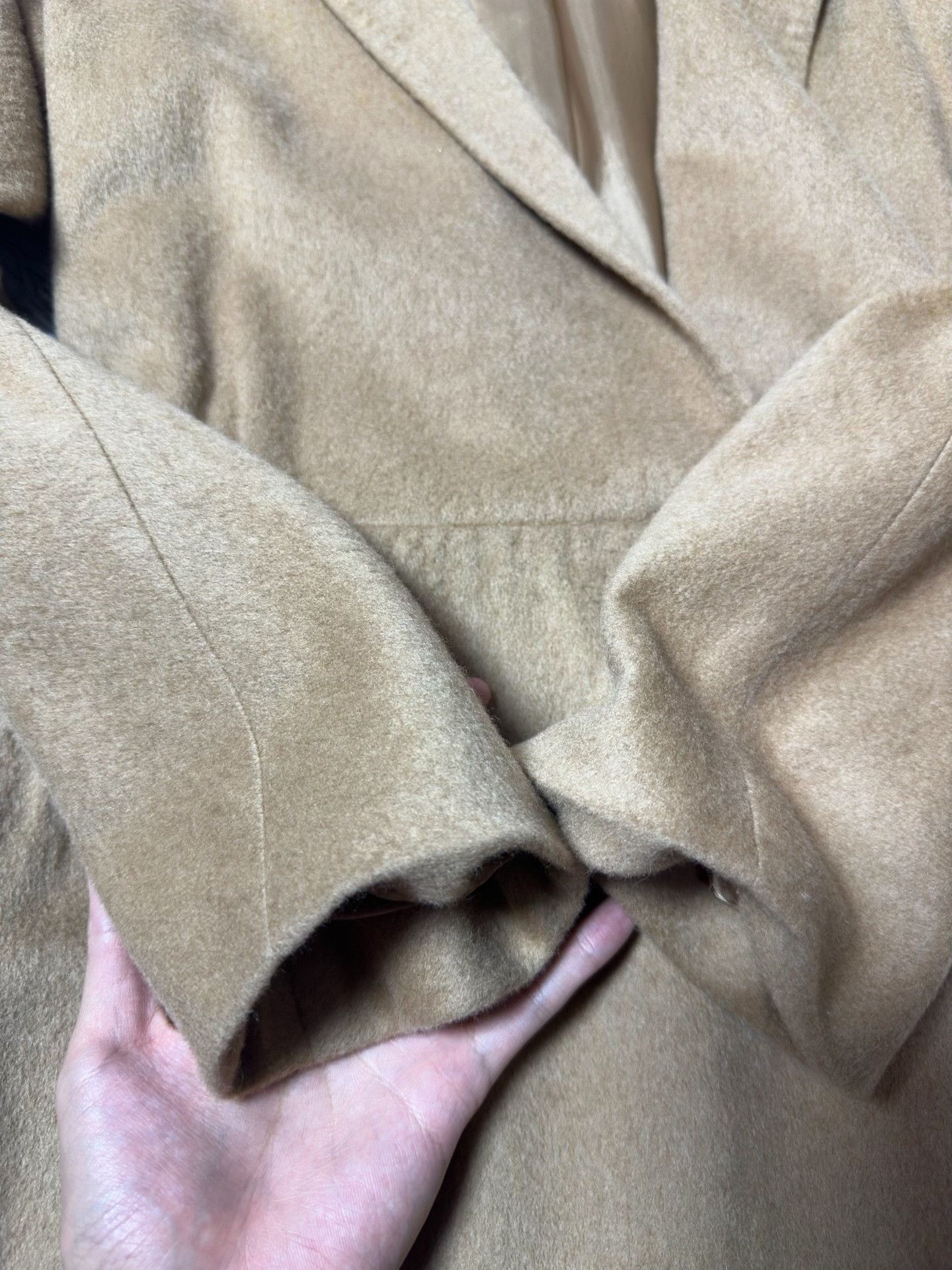 Max Mara Maxmara Brown Camel Hair Coat Size XS / US 0-2 / IT 36-38 - 5 Thumbnail