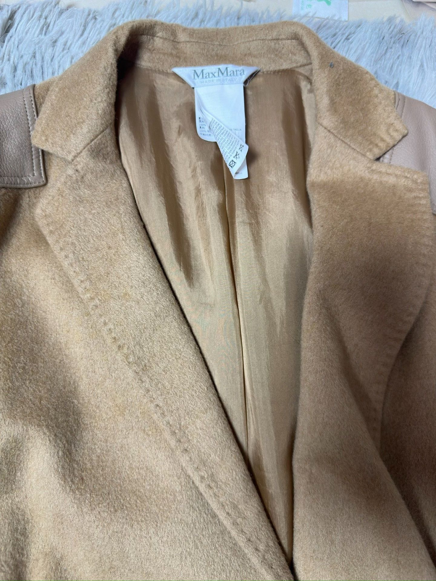 Max Mara Maxmara Brown Camel Hair Coat Size XS / US 0-2 / IT 36-38 - 3 Thumbnail