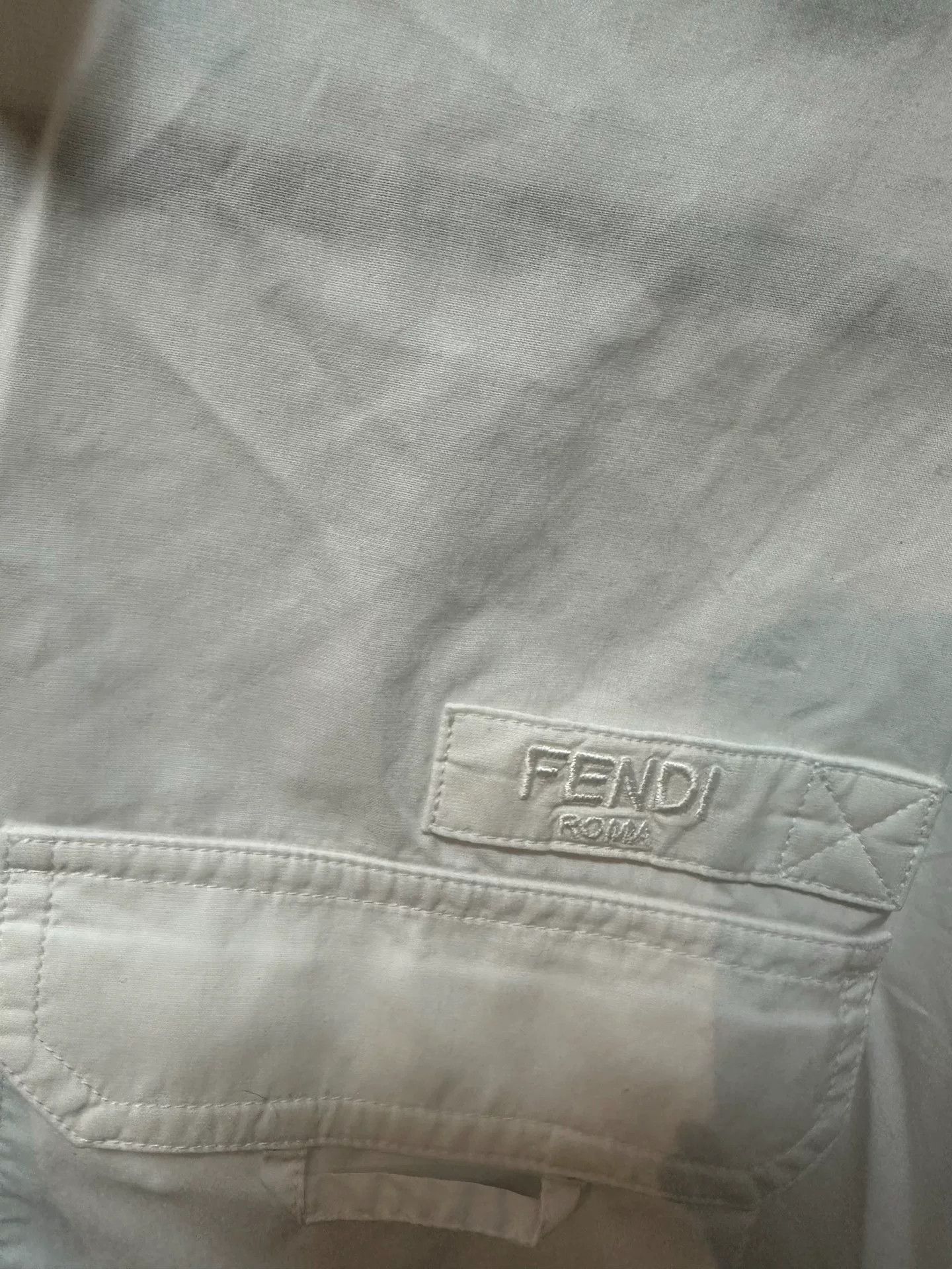 Fendi Fendi Chest Logo Shirt Size S / US 4 / IT 40 - 3 Thumbnail