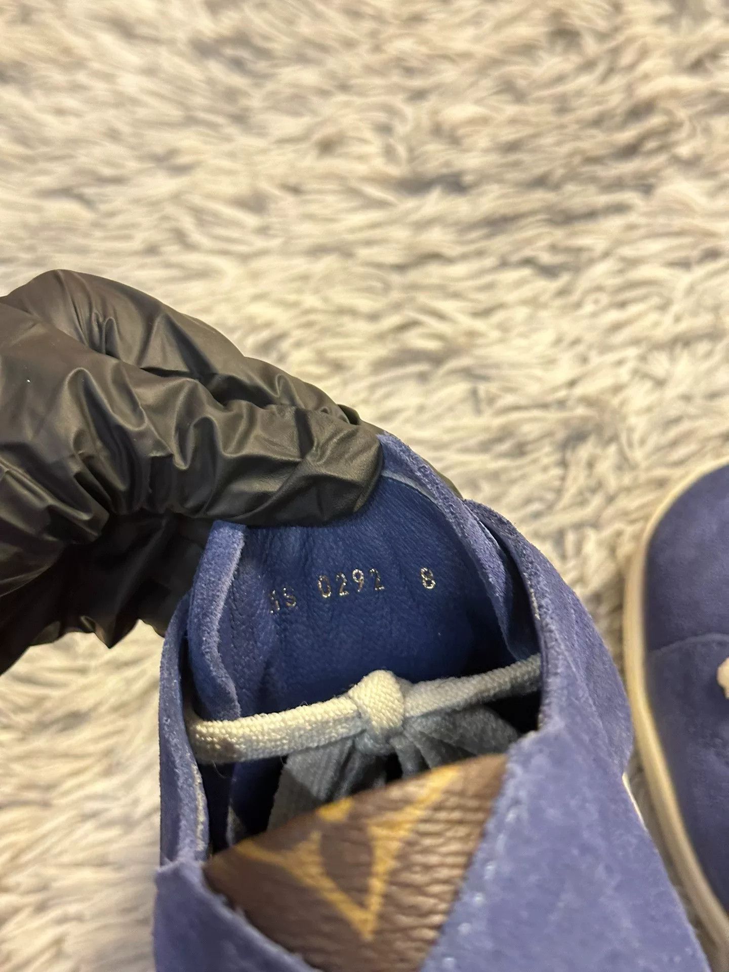 Louis Vuitton Resort Blue Suede Sneakers
