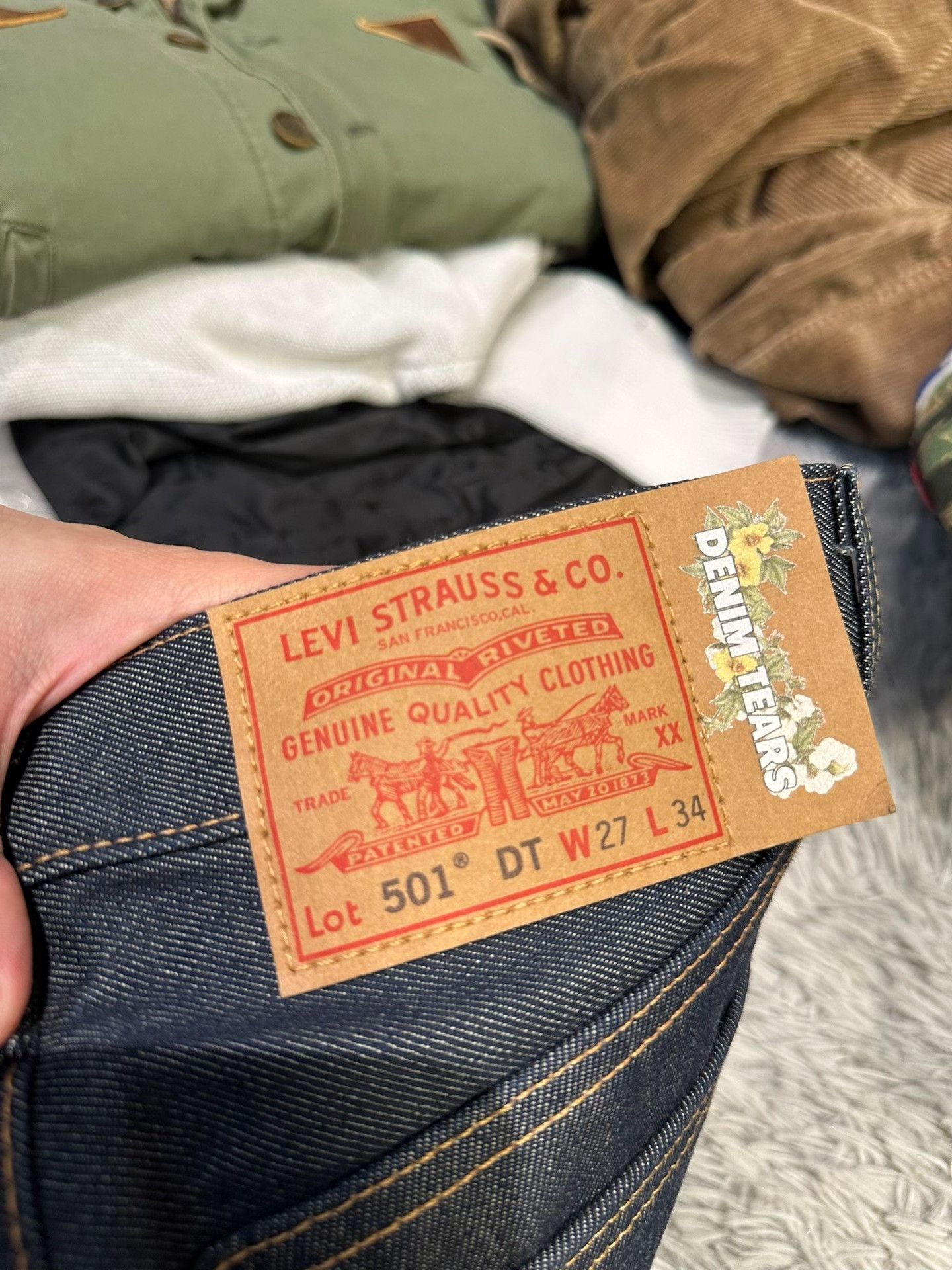 Levi's Levi's 501 Black Jeans Size 27" / US 4 / IT 40 - 4 Thumbnail