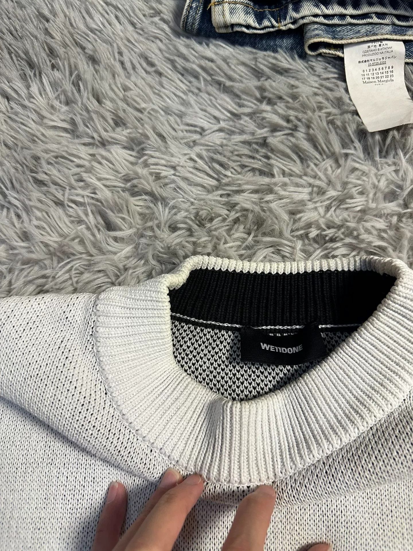 WE11DONE We11done White Sweater Size M Size US M / EU 48-50 / 2 - 3 Thumbnail