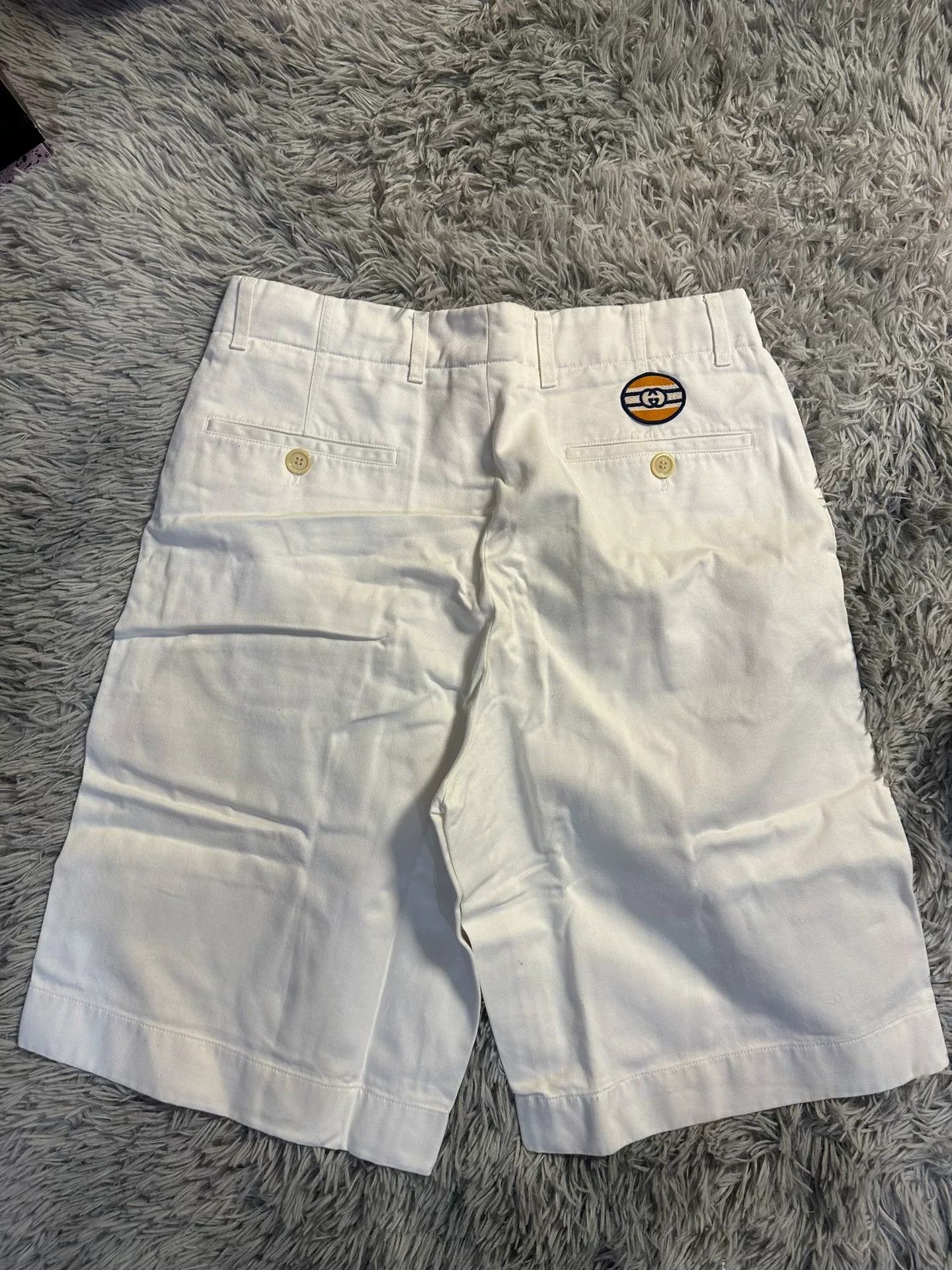 Gucci Gucci Embroidered Logo Shorts Size US 30 / EU 46 - 2 Thumbnail
